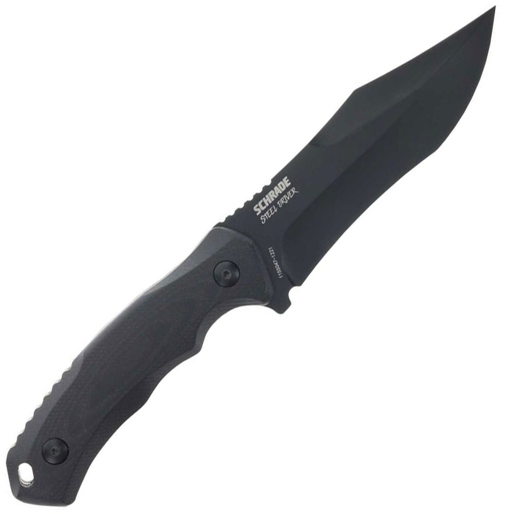 Nóż Schrade Steel Driver Fixed Blade - Black