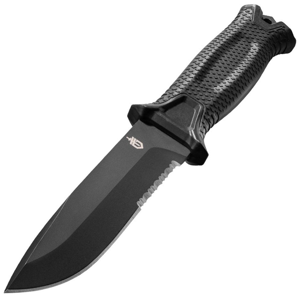 Gerber Strongarm Serrated Knife - Black