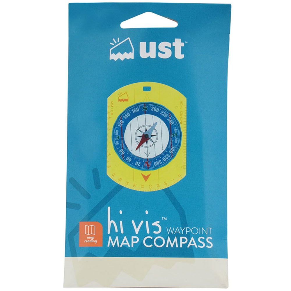 Kompas mapowy UST Hi Vis Waypoint - Niebieski