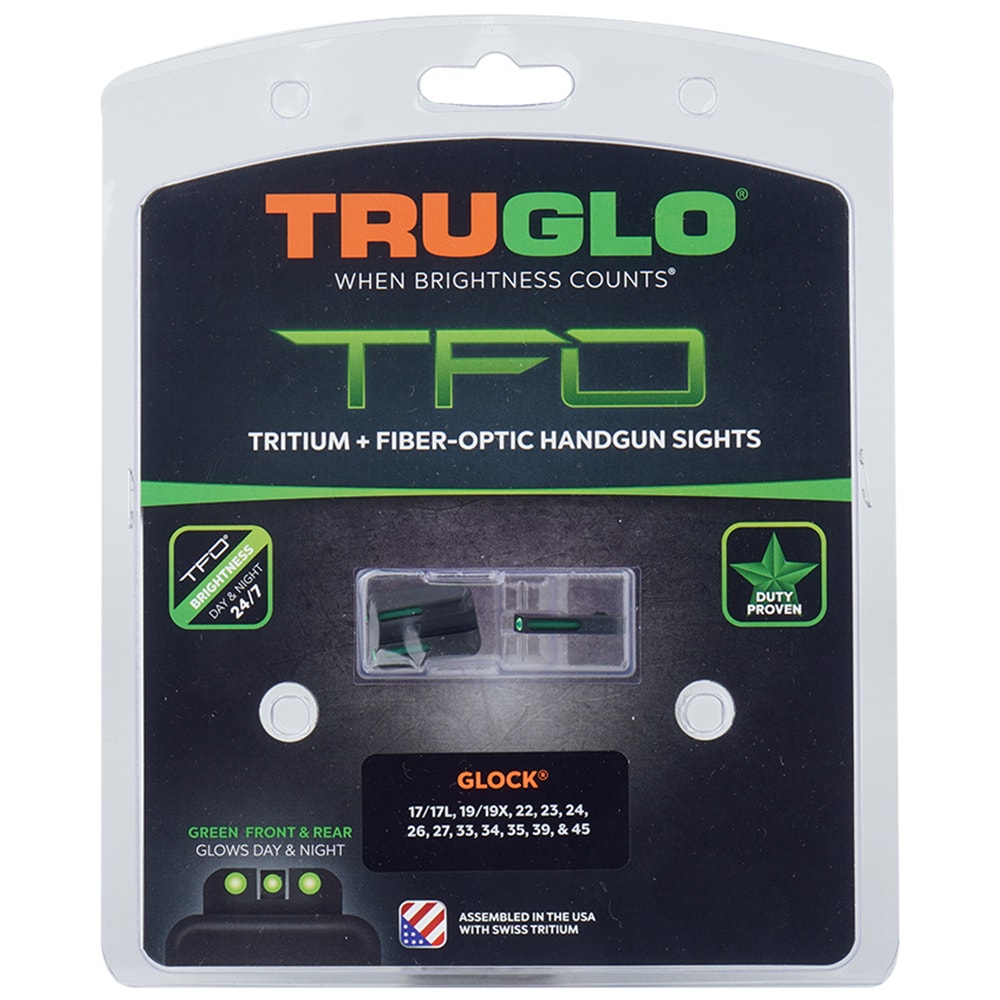 Прицільні прилади TruGlo TFO для пістолетів Glock 17/19 - Green