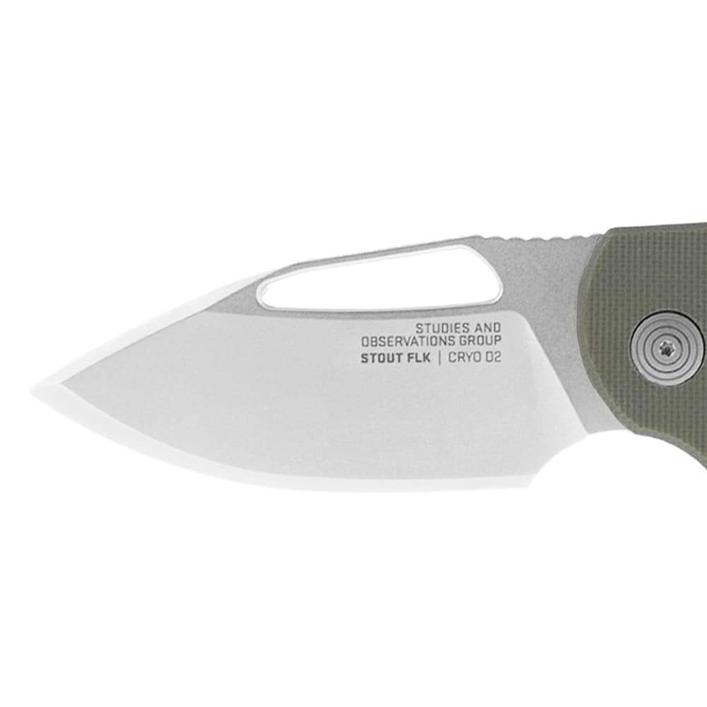 Nóż składany SOG Stout FLK - Olive Drab
