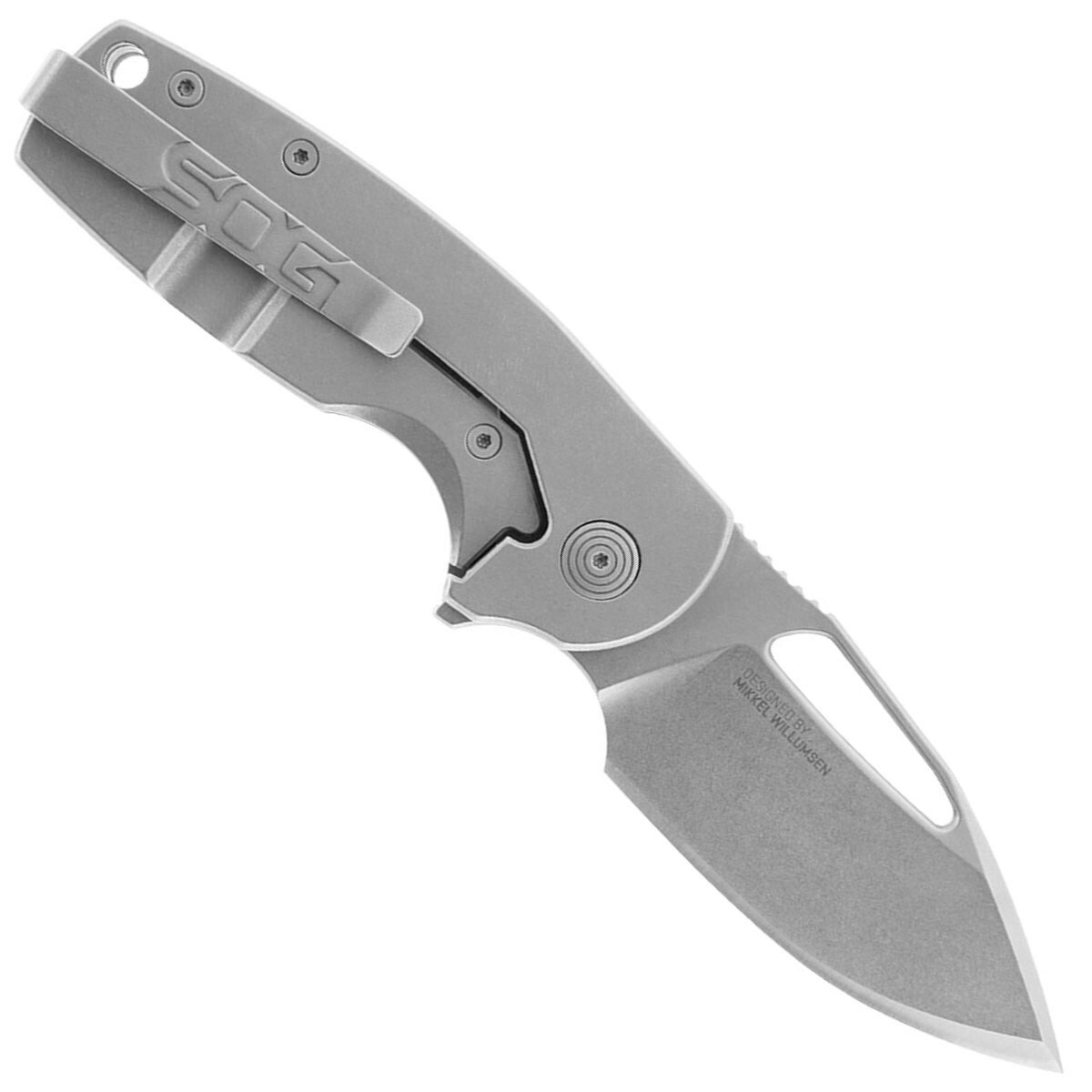 SOG Stout FLK Folding Knife - Olive Drab