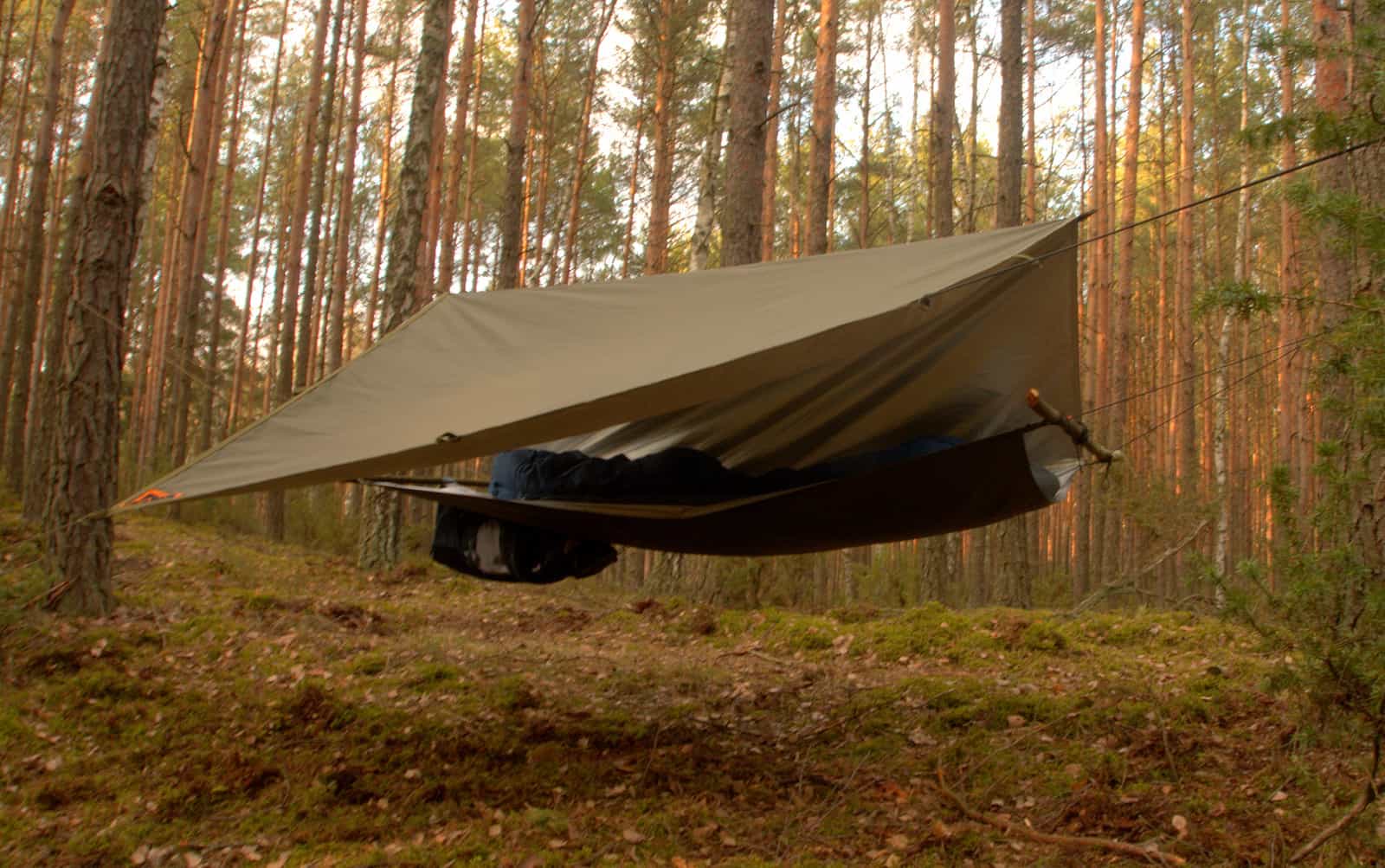 Płachta biwakowa Bushmen Thermo Tarp z termoizolacją 2x3