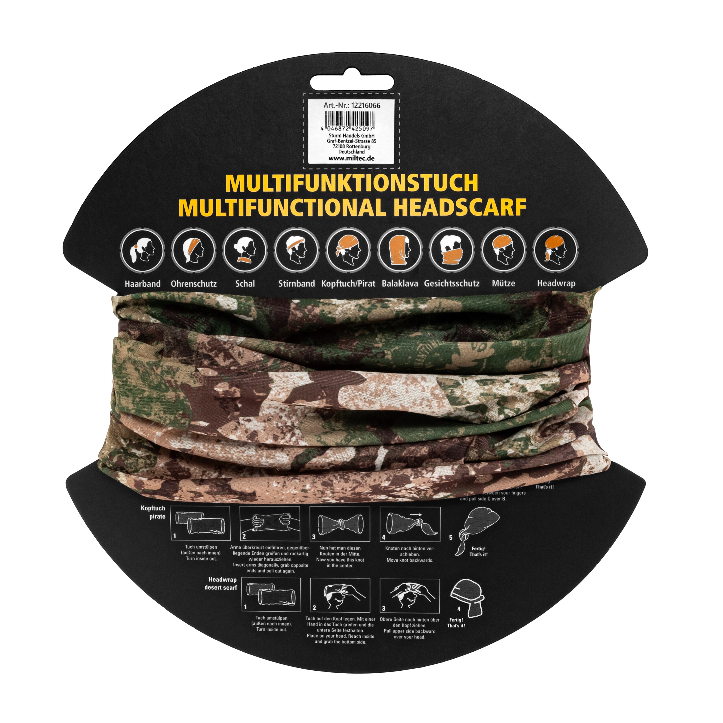 Chusta wielofunkcyjna Mil-Tec - Phantomleaf WASP I Z2