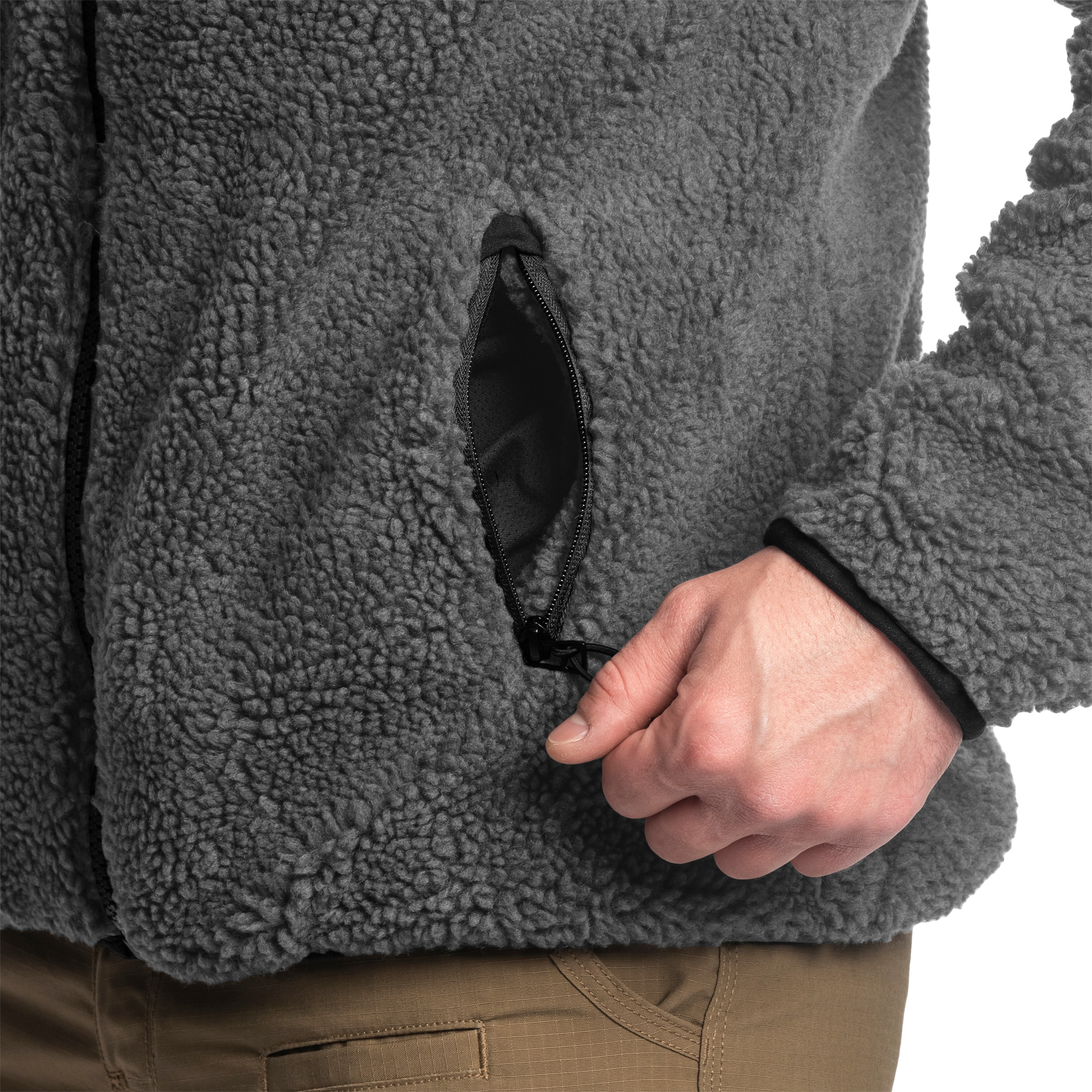 Kurtka Brandit Teddyfleece Jacket - Anthracite