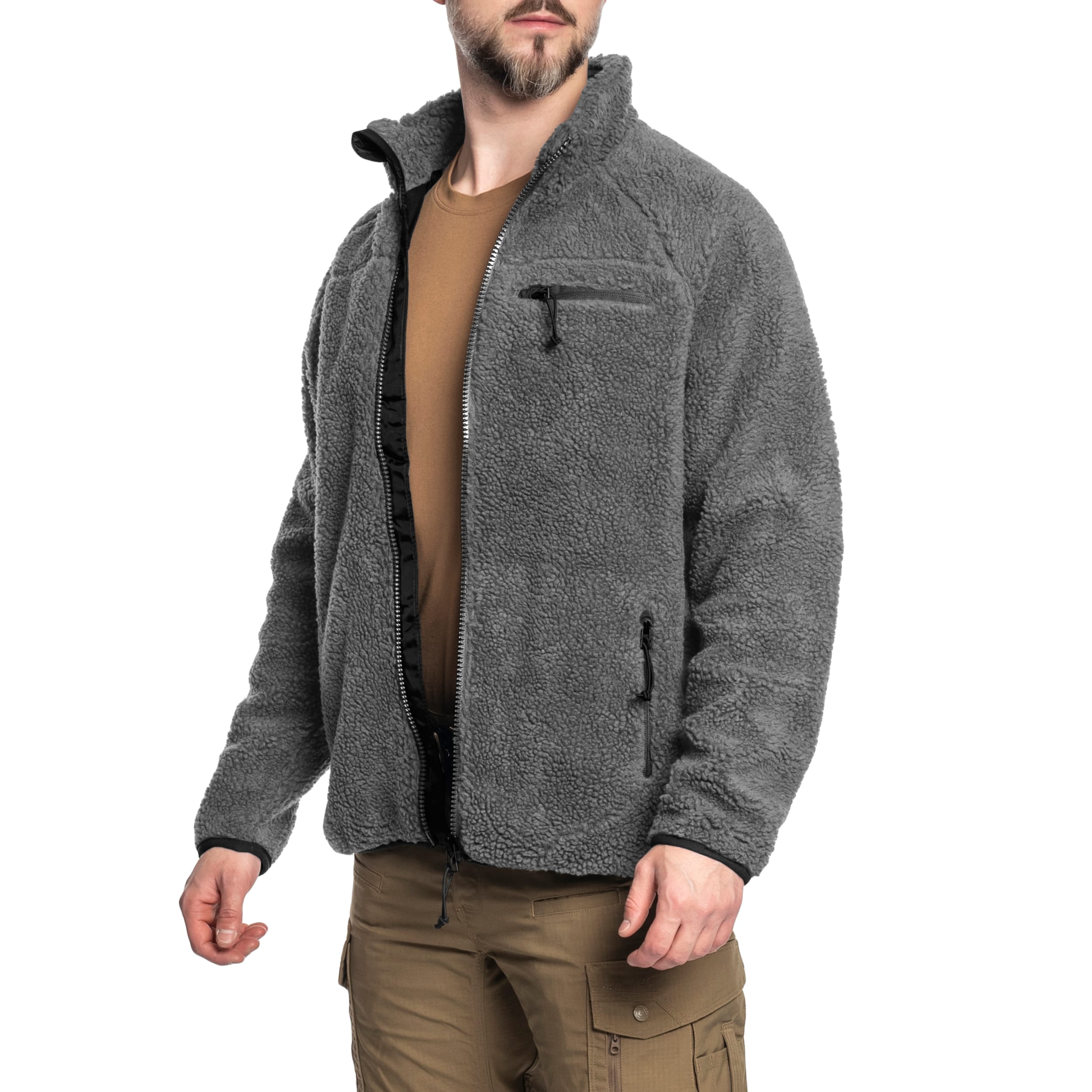 Kurtka Brandit Teddyfleece Jacket - Anthracite