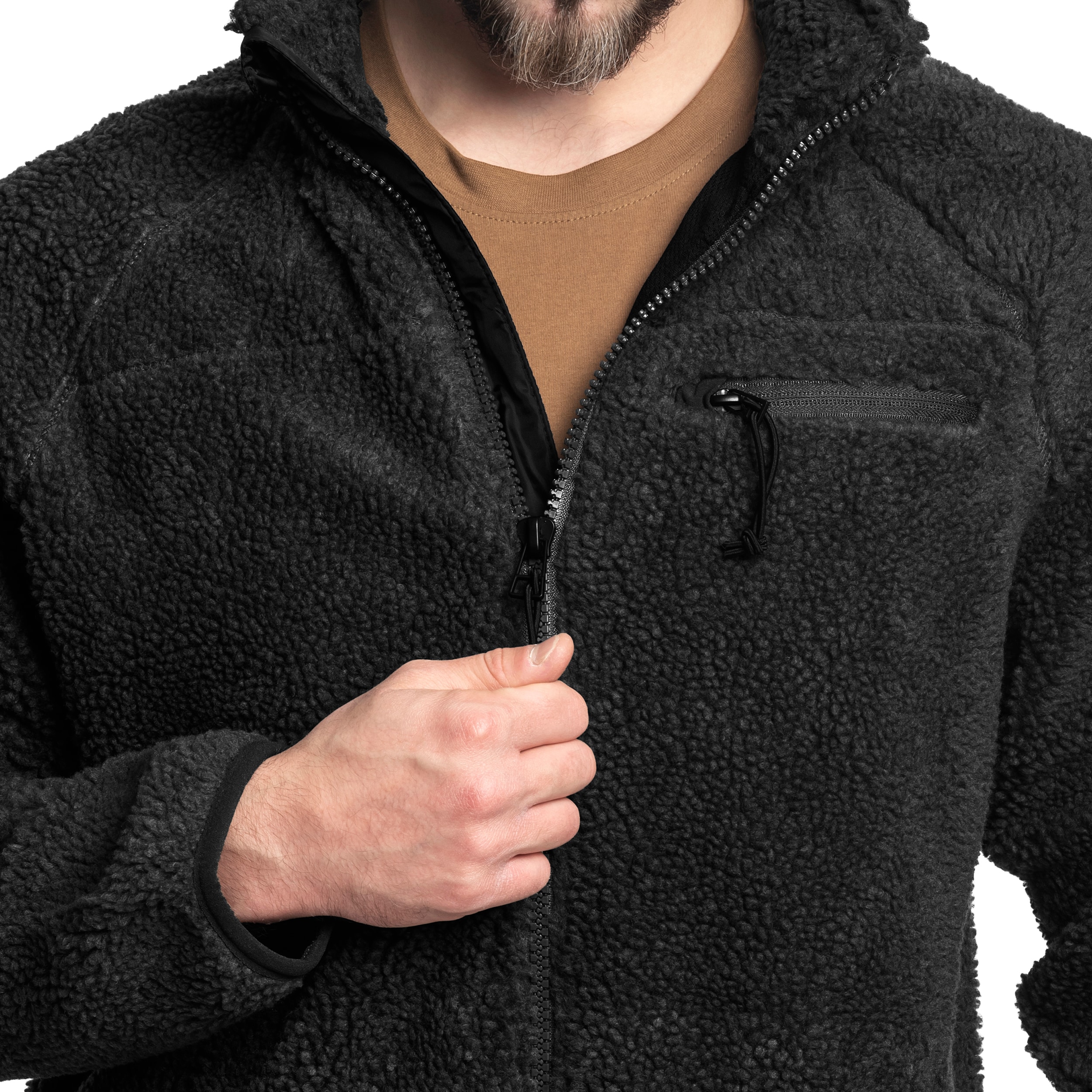 Kurtka Brandit Teddyfleece Jacket - Black