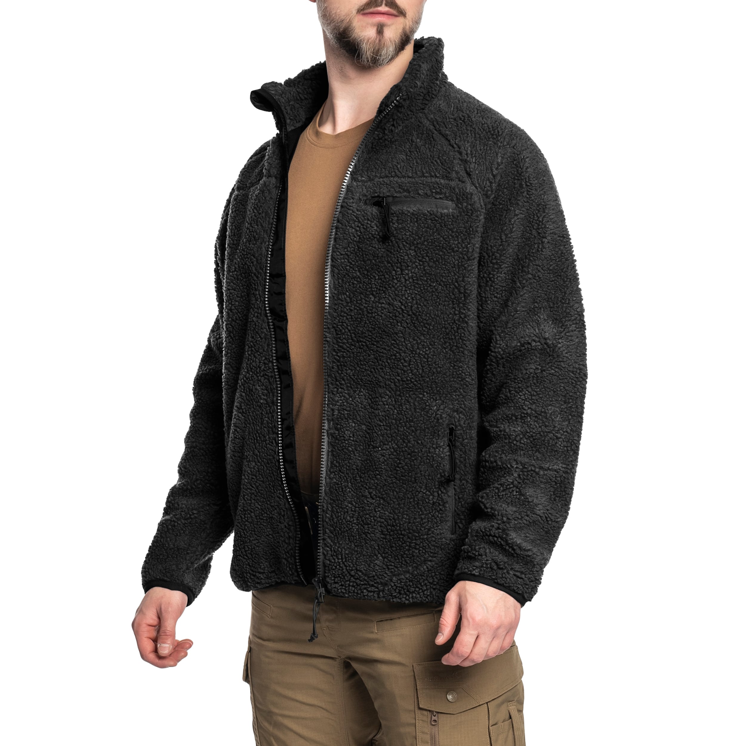 Kurtka Brandit Teddyfleece Jacket - Black