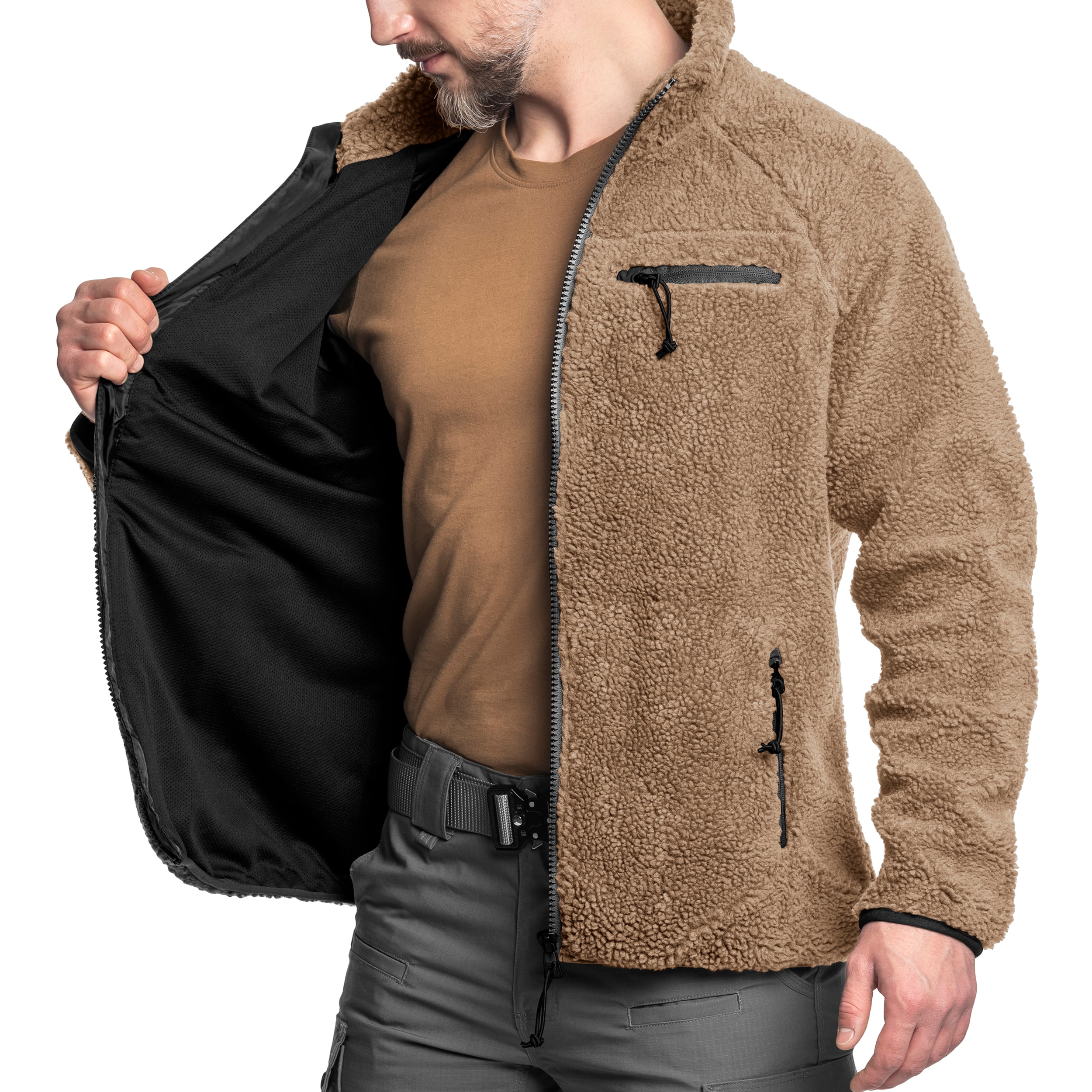 Kurtka Brandit Teddyfleece Jacket - Coyote