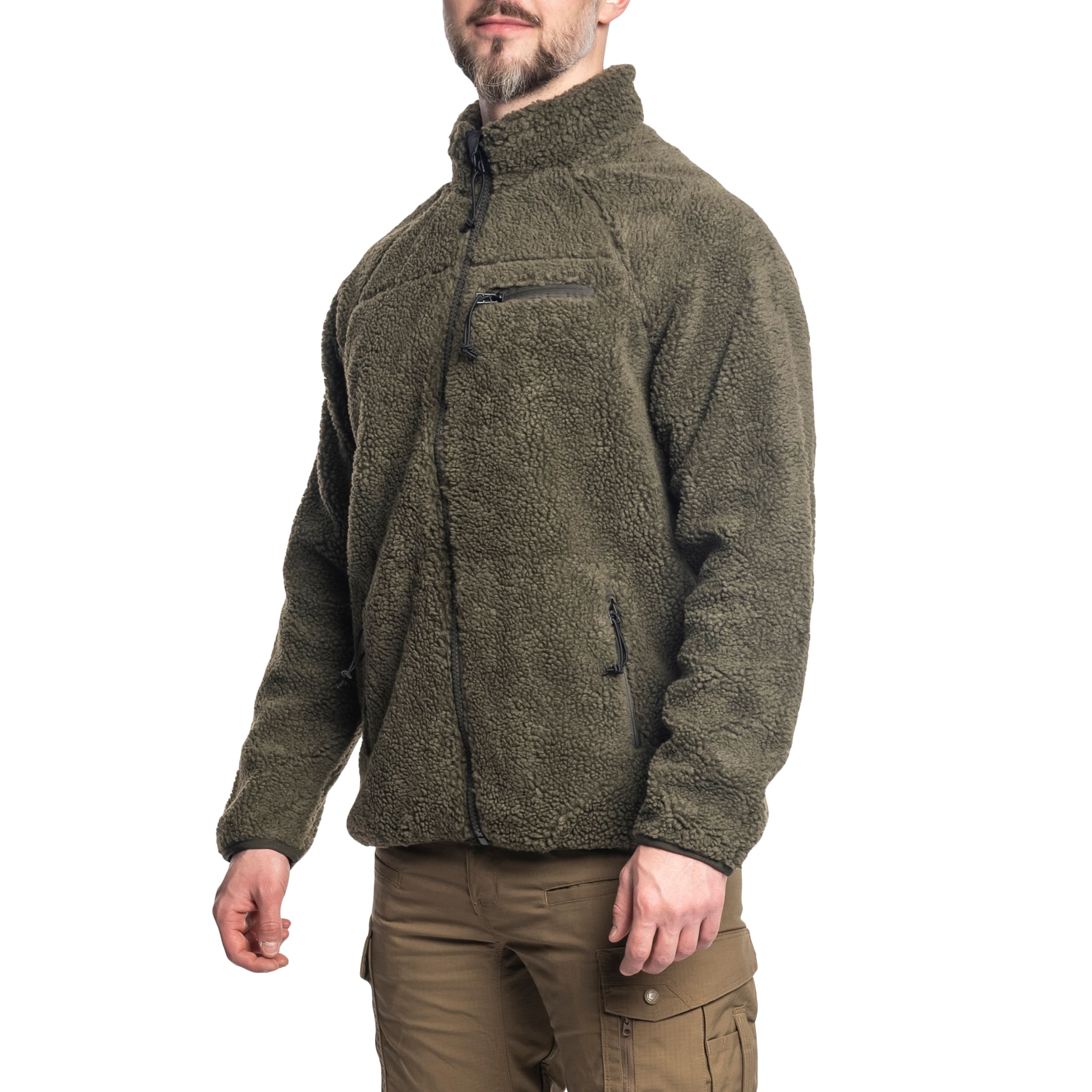 Куртка Brandit Teddyfleece Jacket - Olive