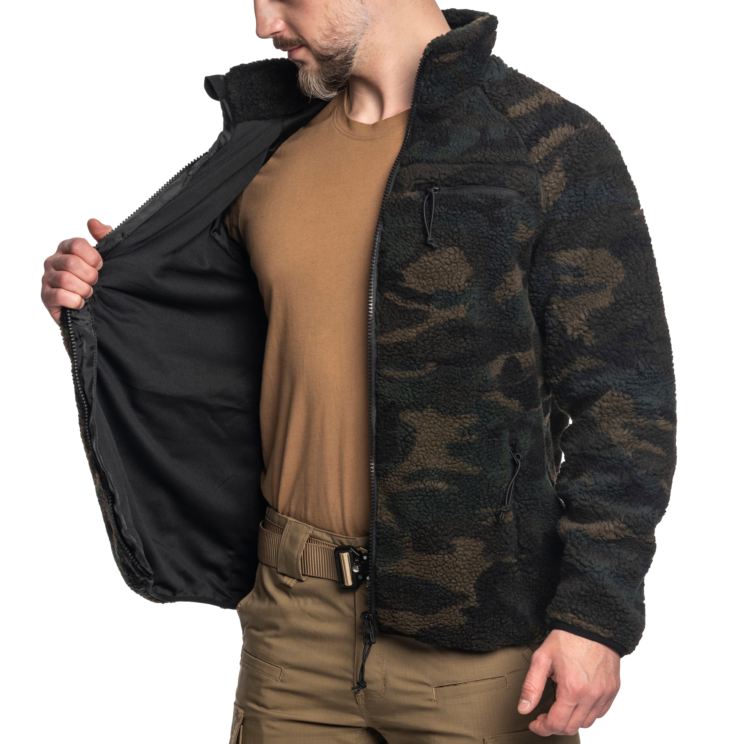 Kurtka Brandit Teddyfleece Jacket - Woodland