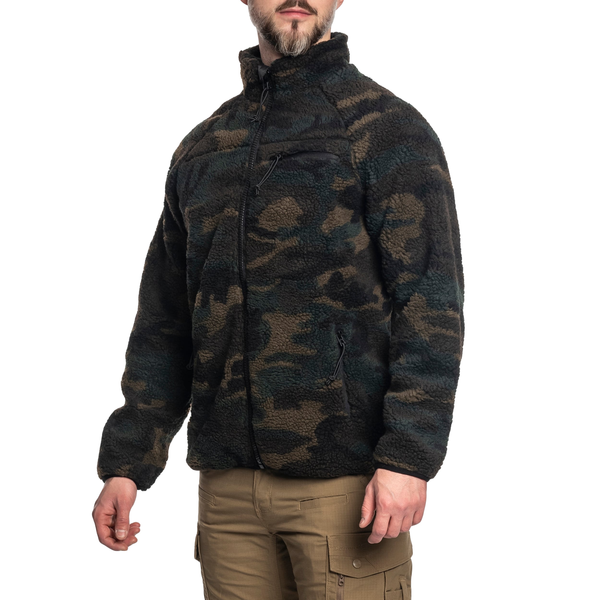 Kurtka Brandit Teddyfleece Jacket - Woodland