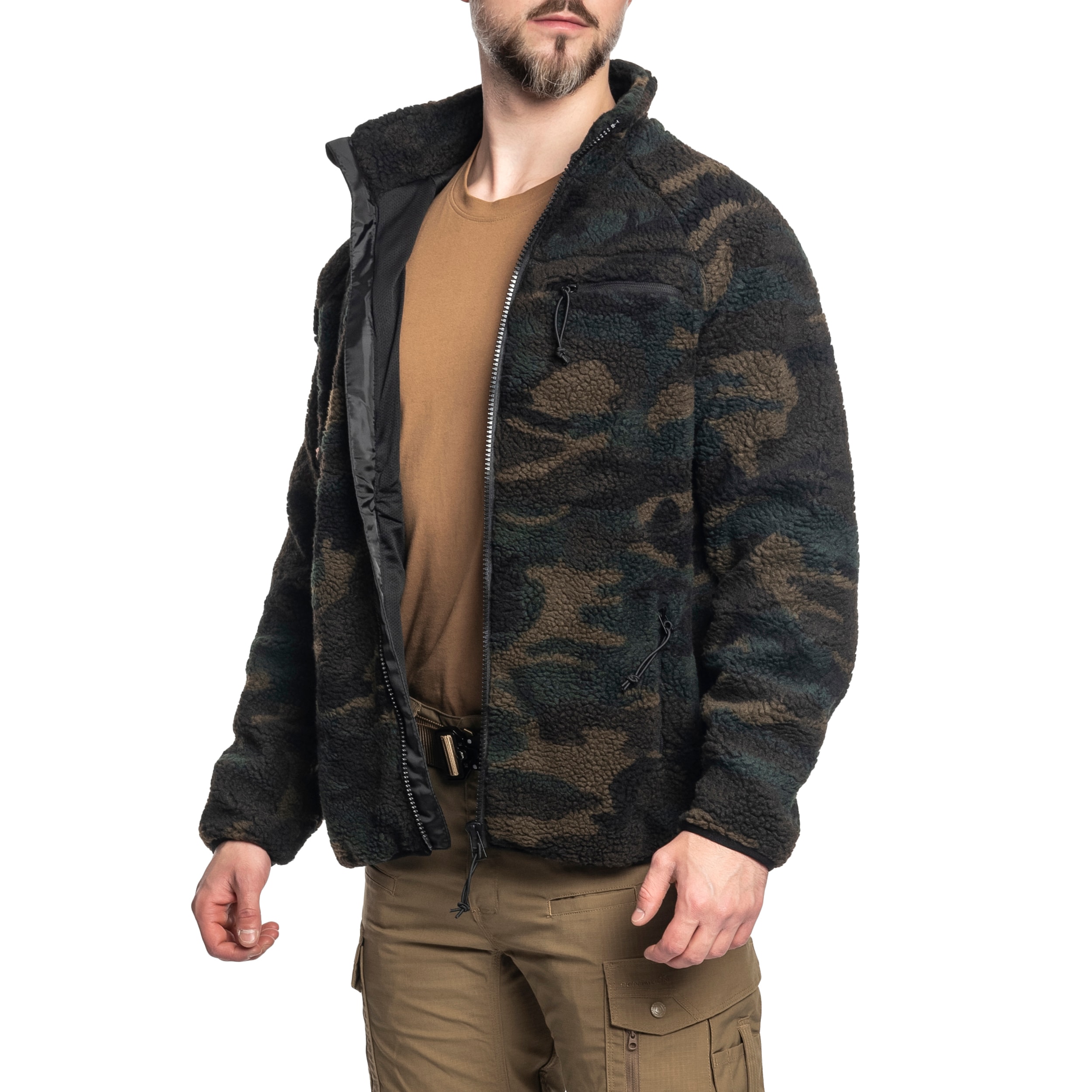 Kurtka Brandit Teddyfleece Jacket - Woodland