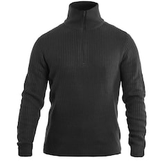 Sweter Brandit Marine Troyer Pullover - Black