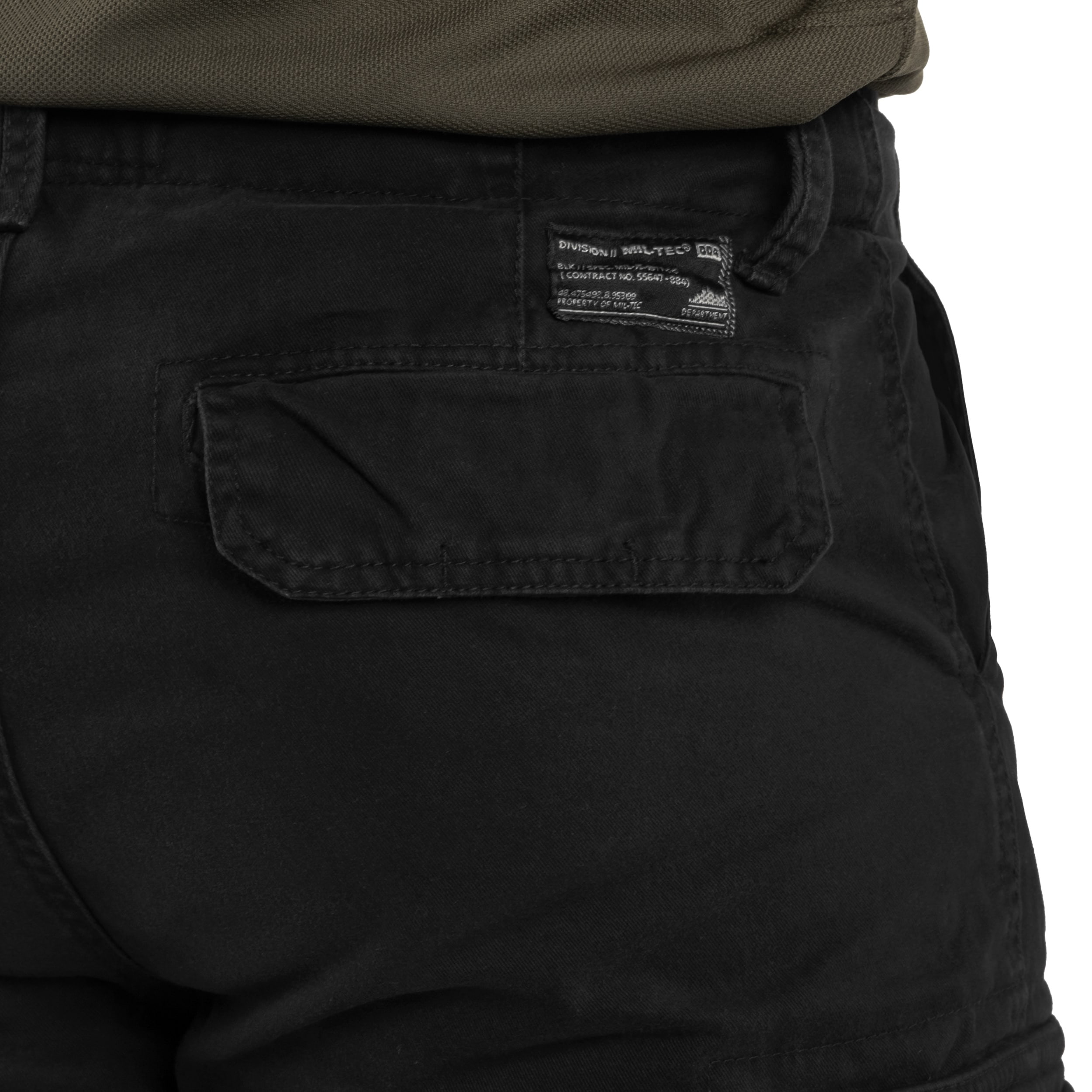 Szorty Mil-Tec Vintage Prewash - Black