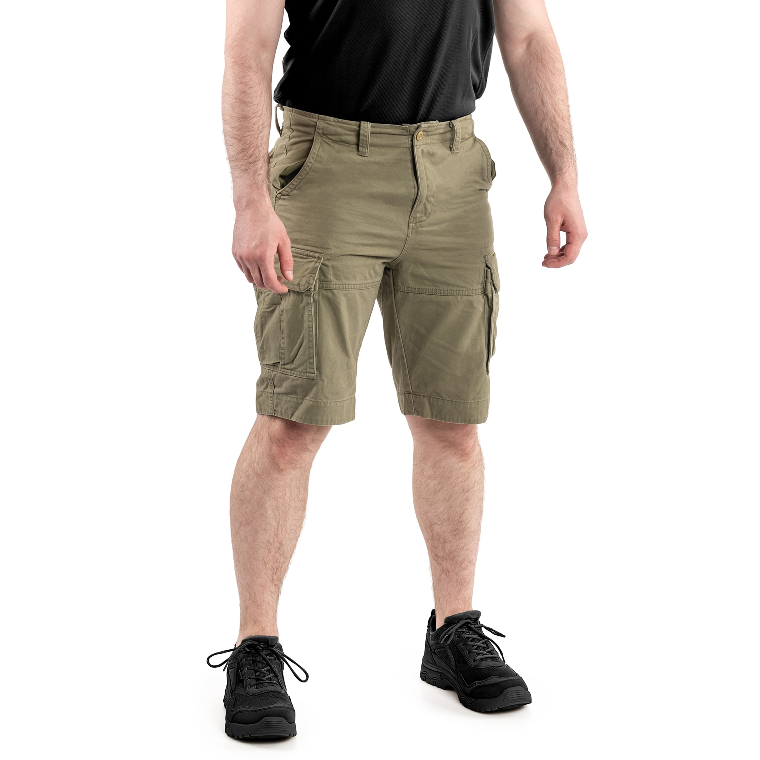Szorty Mil-Tec Vintage Prewash - OD Green