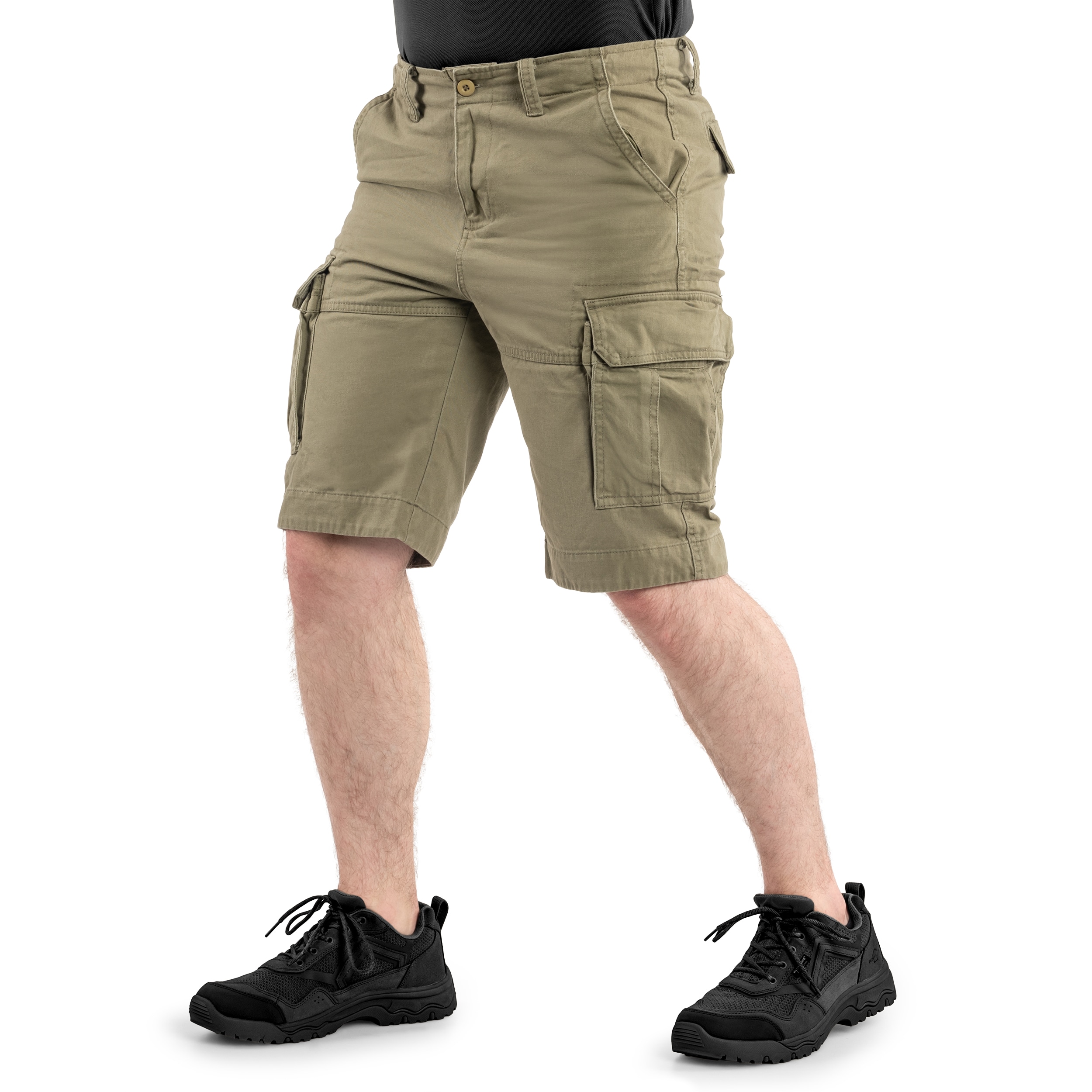 Szorty Mil-Tec Vintage Prewash - OD Green