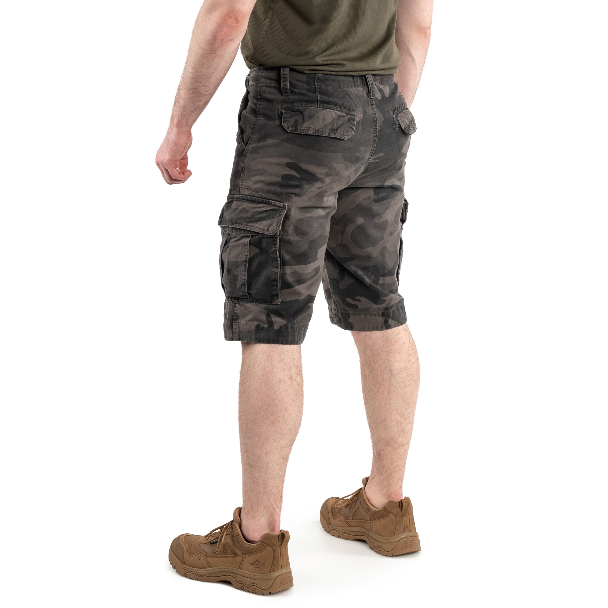 Szorty Mil-Tec Vintage Prewash - Dark Camo