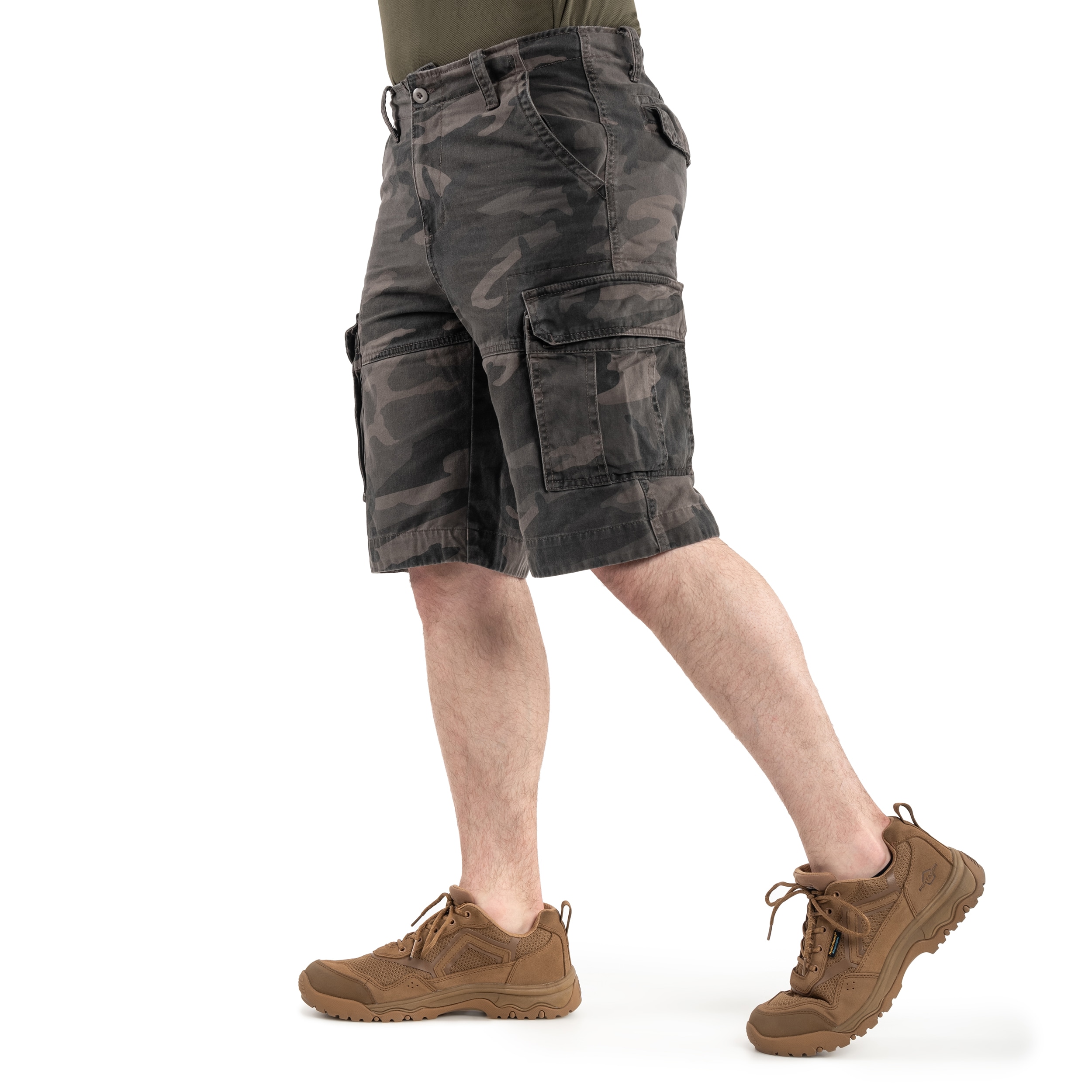 Шорти Mil-Tec Vintage Prewash - Dark Camo