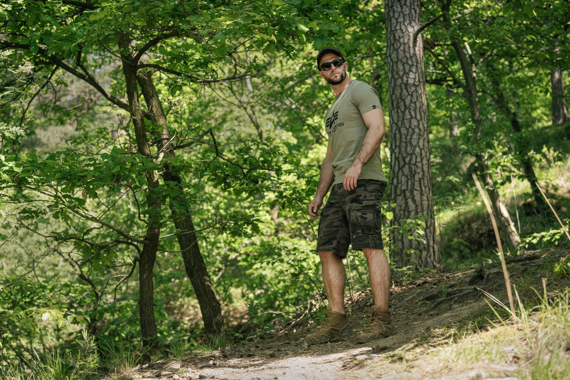 Шорти Mil-Tec Vintage Prewash - Dark Camo