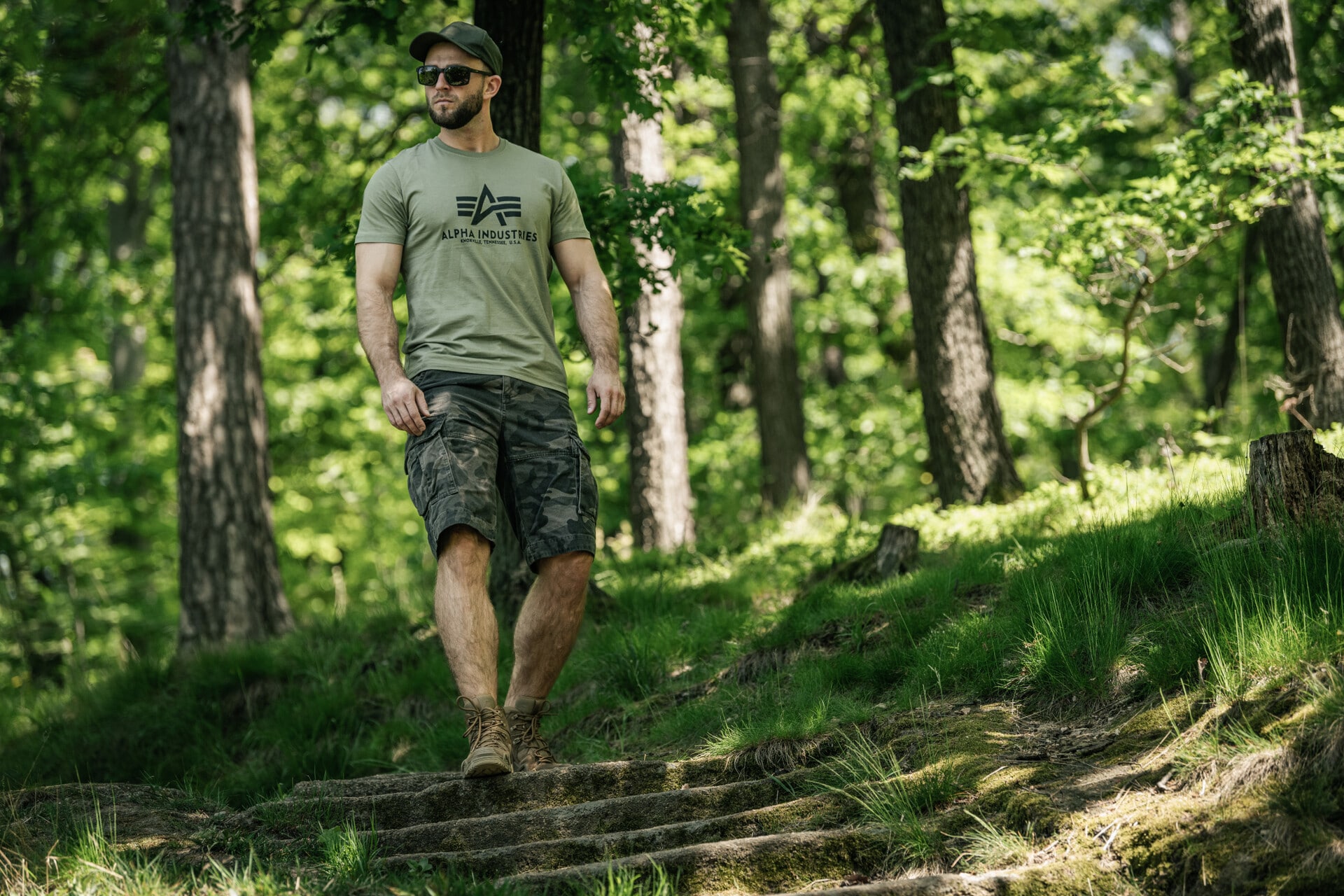 Шорти Mil-Tec Vintage Prewash - Dark Camo