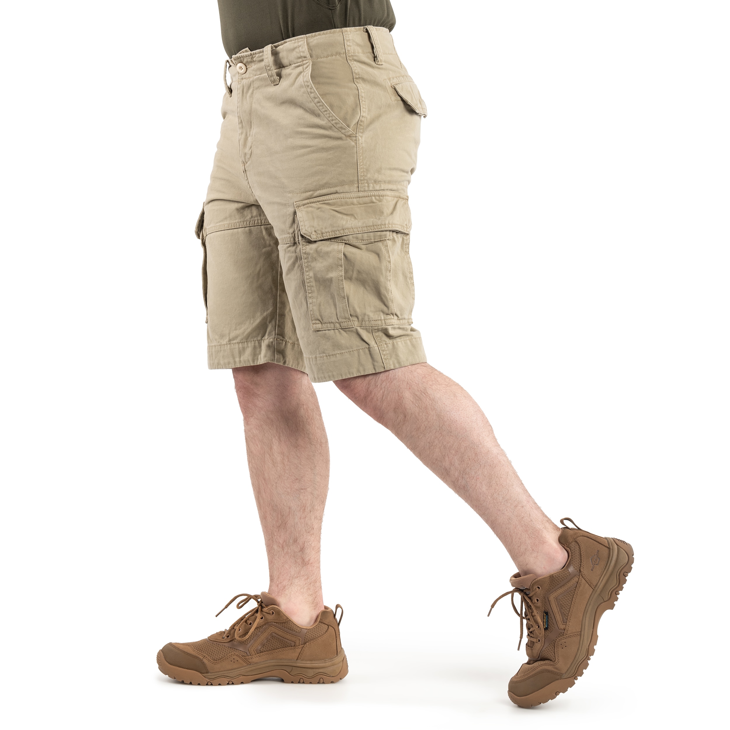 Szorty Mil-Tec Vintage Prewash - Khaki