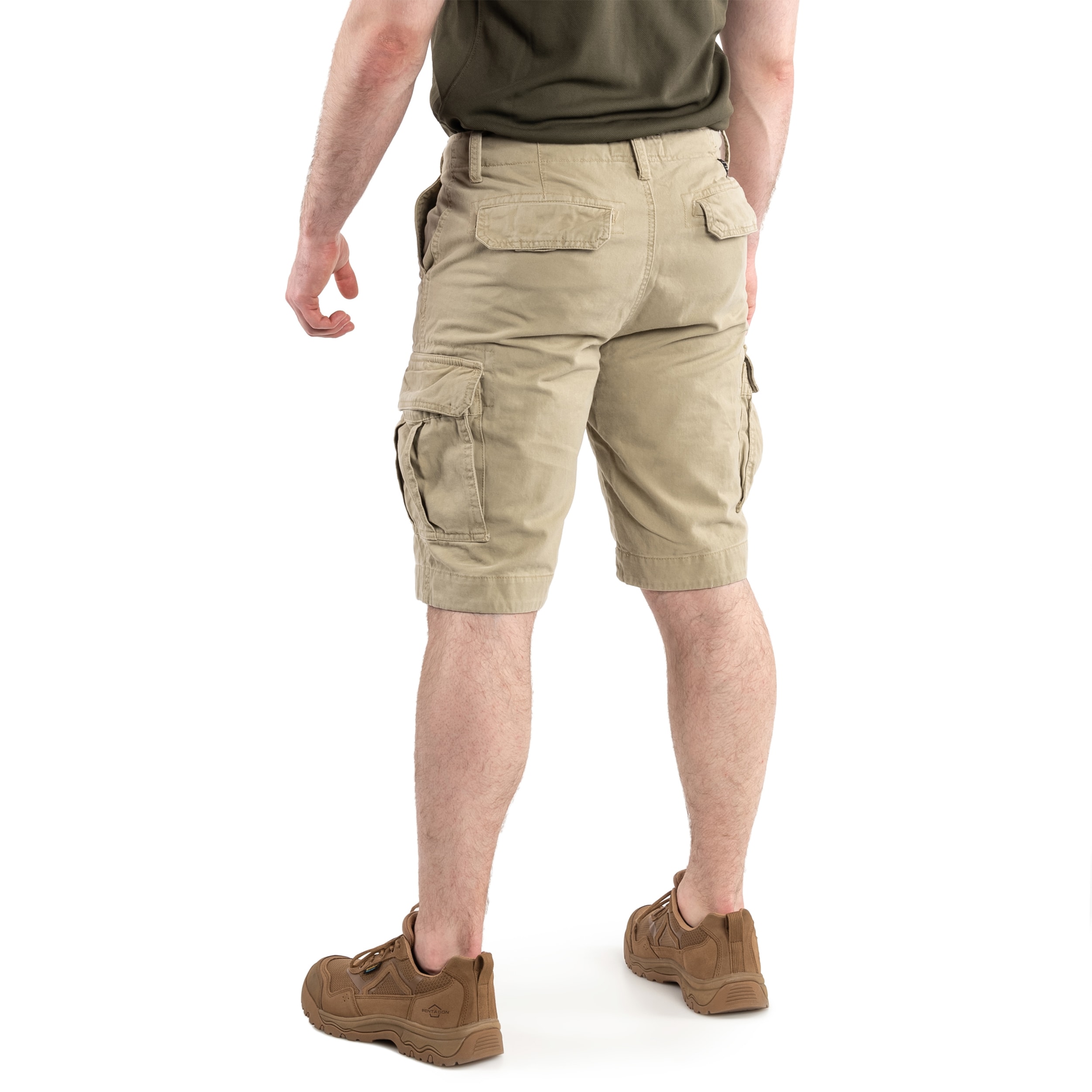 Szorty Mil-Tec Vintage Prewash - Khaki