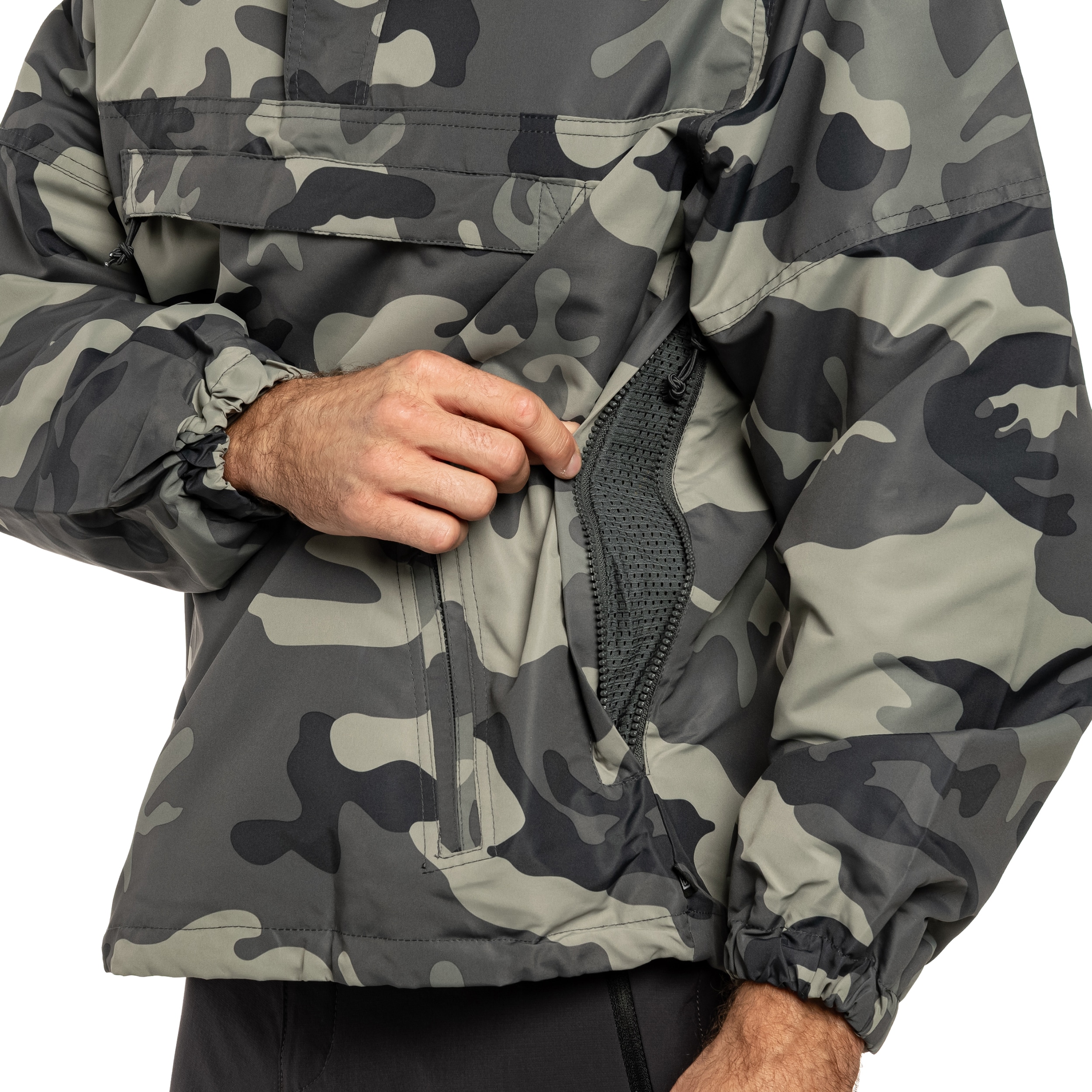 Kurtka Brandit Summer Windbreaker - Grey Camo