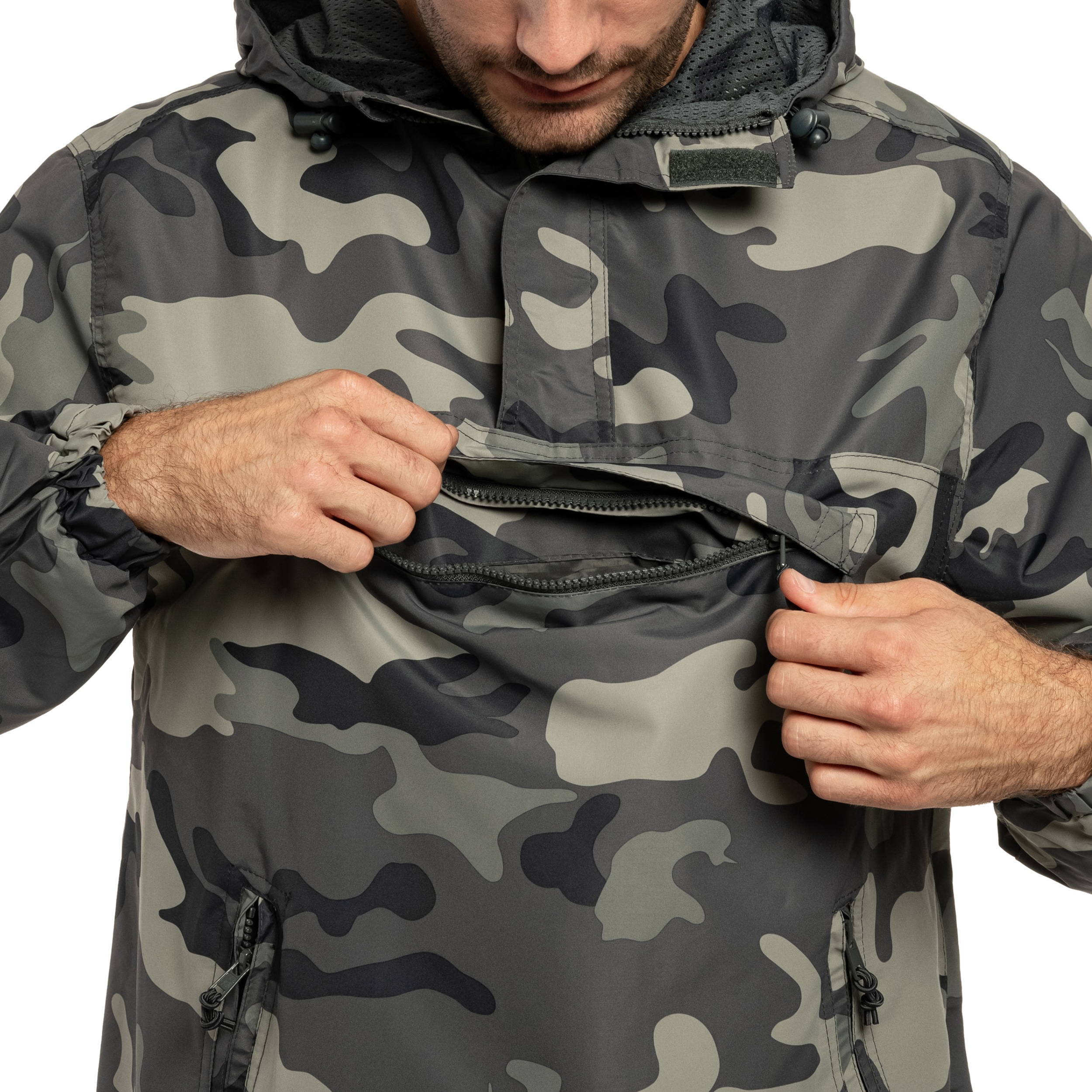 Kurtka Brandit Summer Windbreaker - Grey Camo
