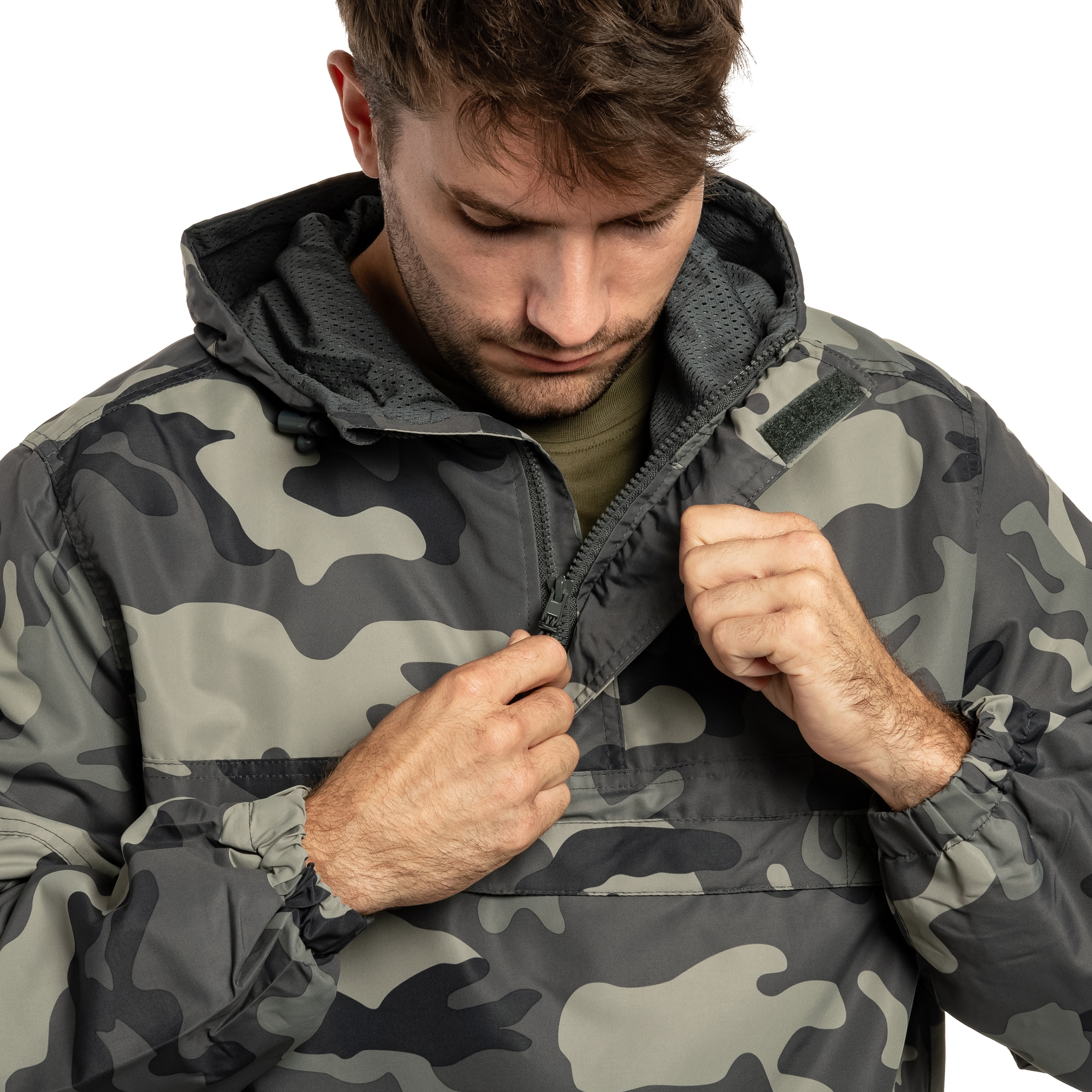 Kurtka Brandit Summer Windbreaker - Grey Camo