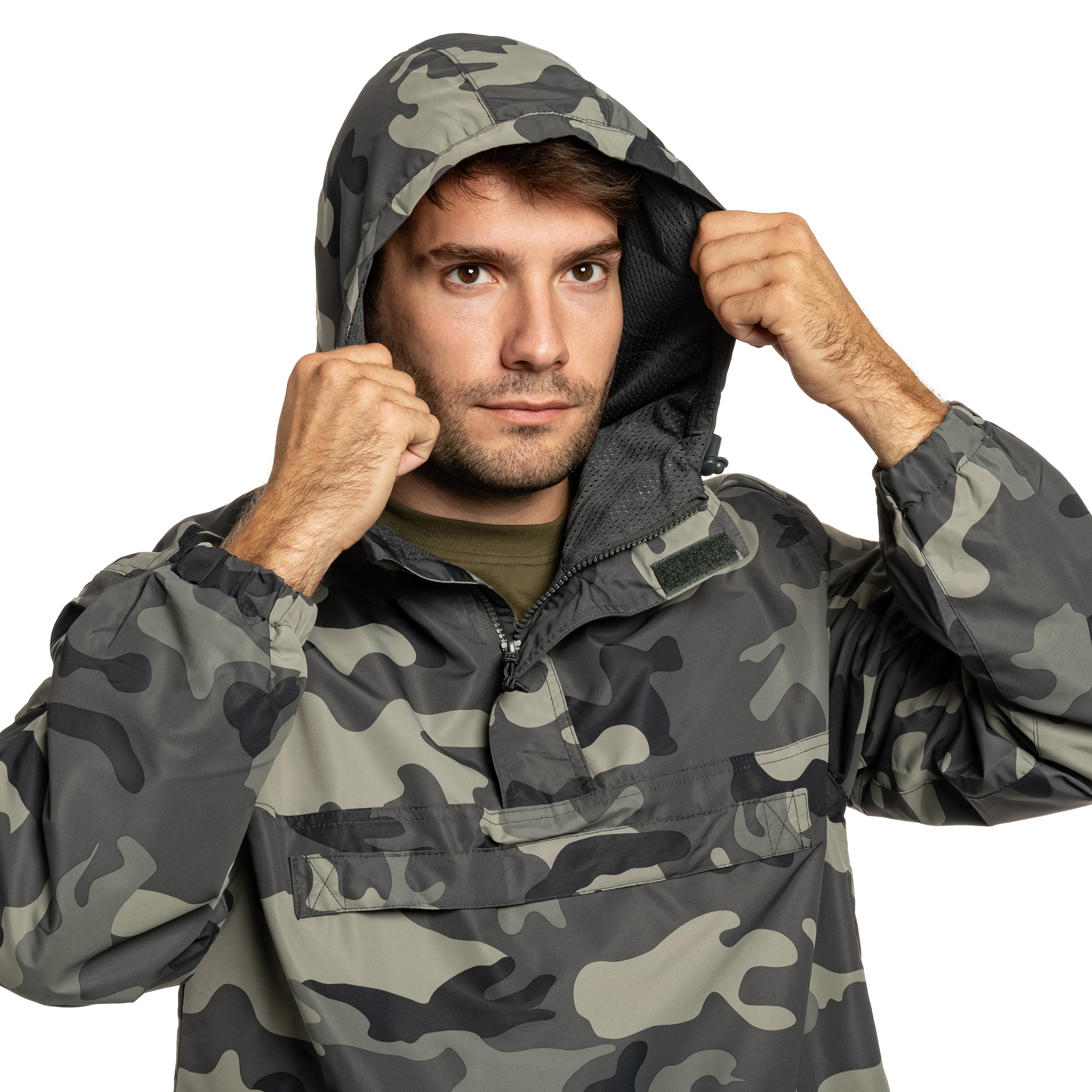 Kurtka Brandit Summer Windbreaker - Grey Camo