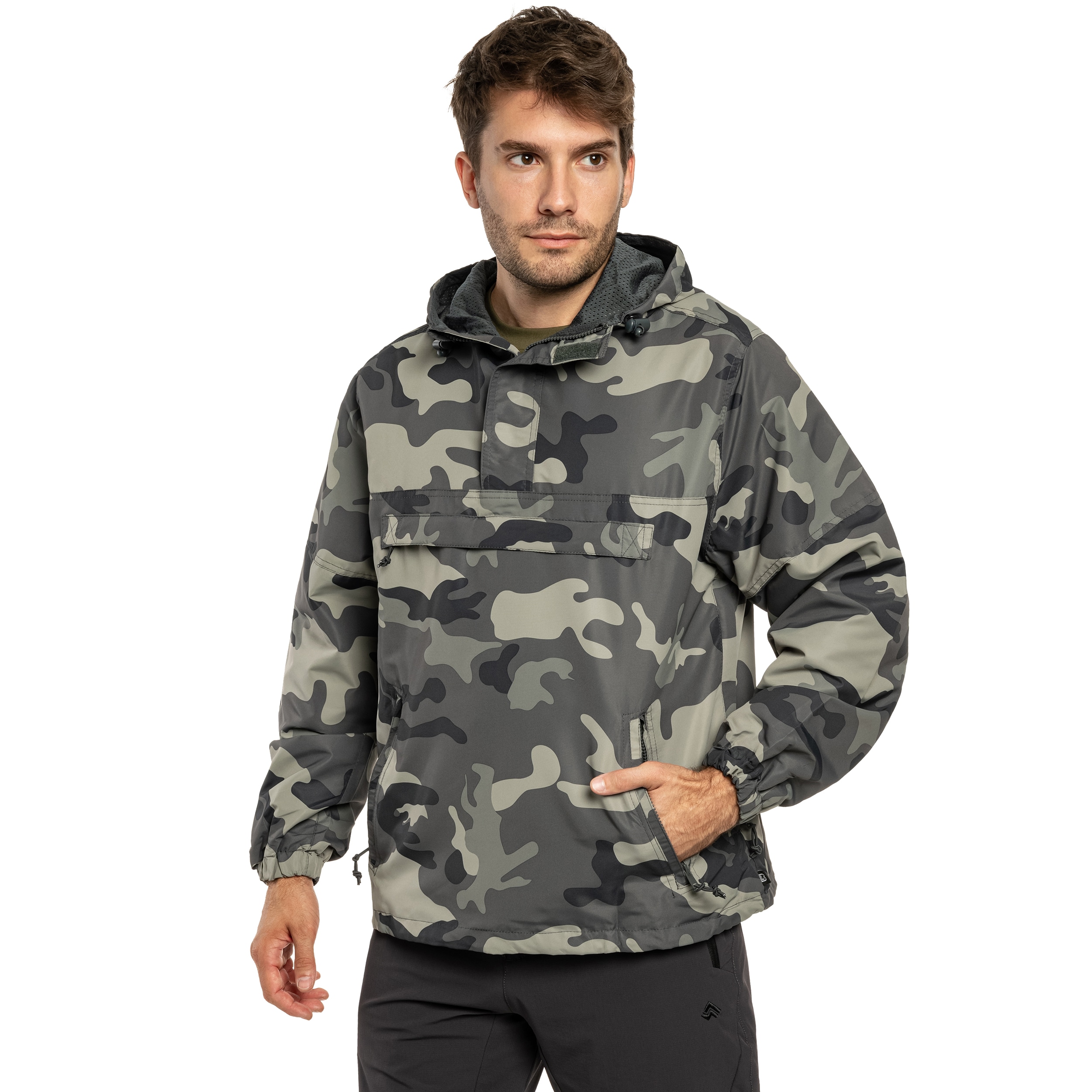 Kurtka Brandit Summer Windbreaker - Grey Camo