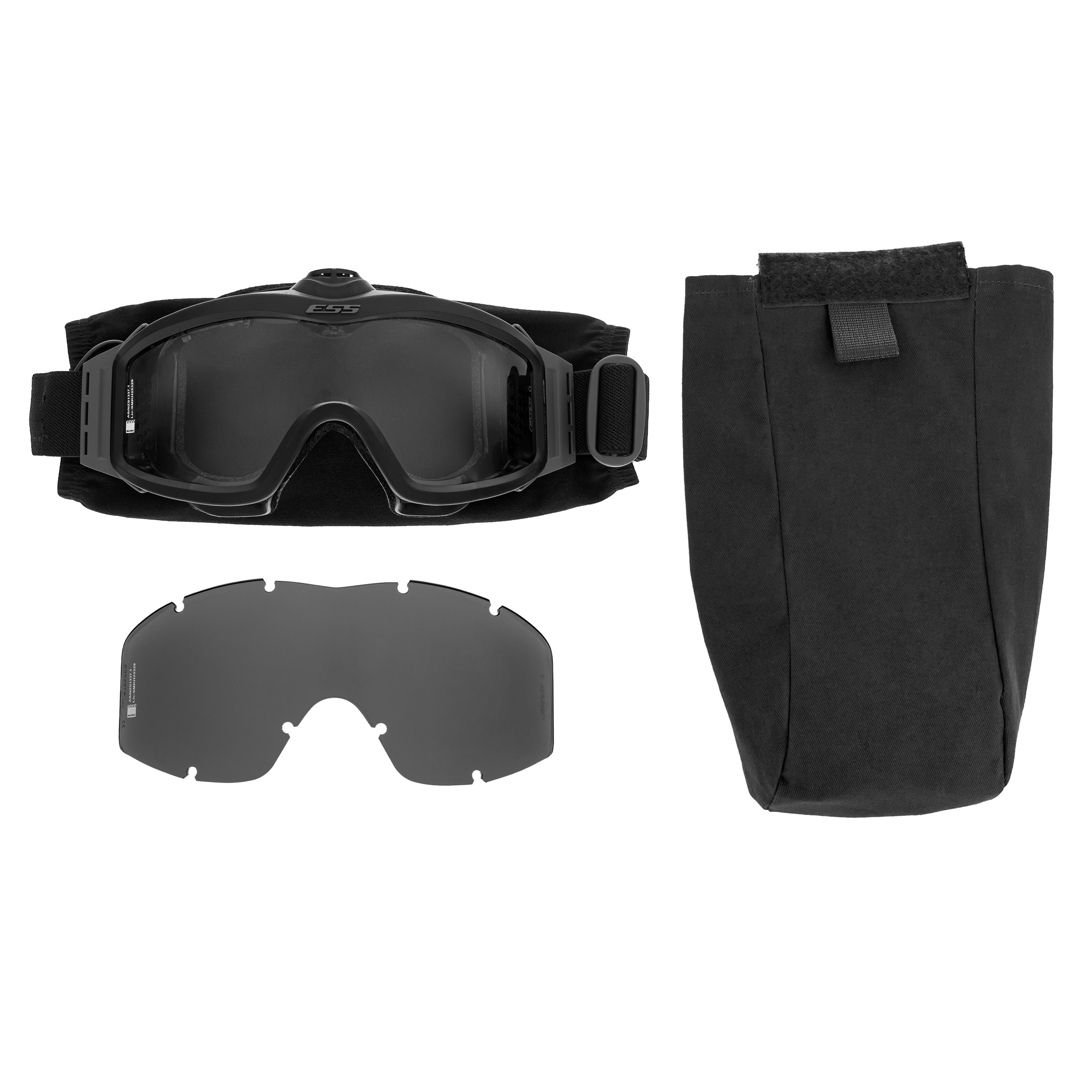 Gogle taktyczne ESS Profile TurboFan - Black