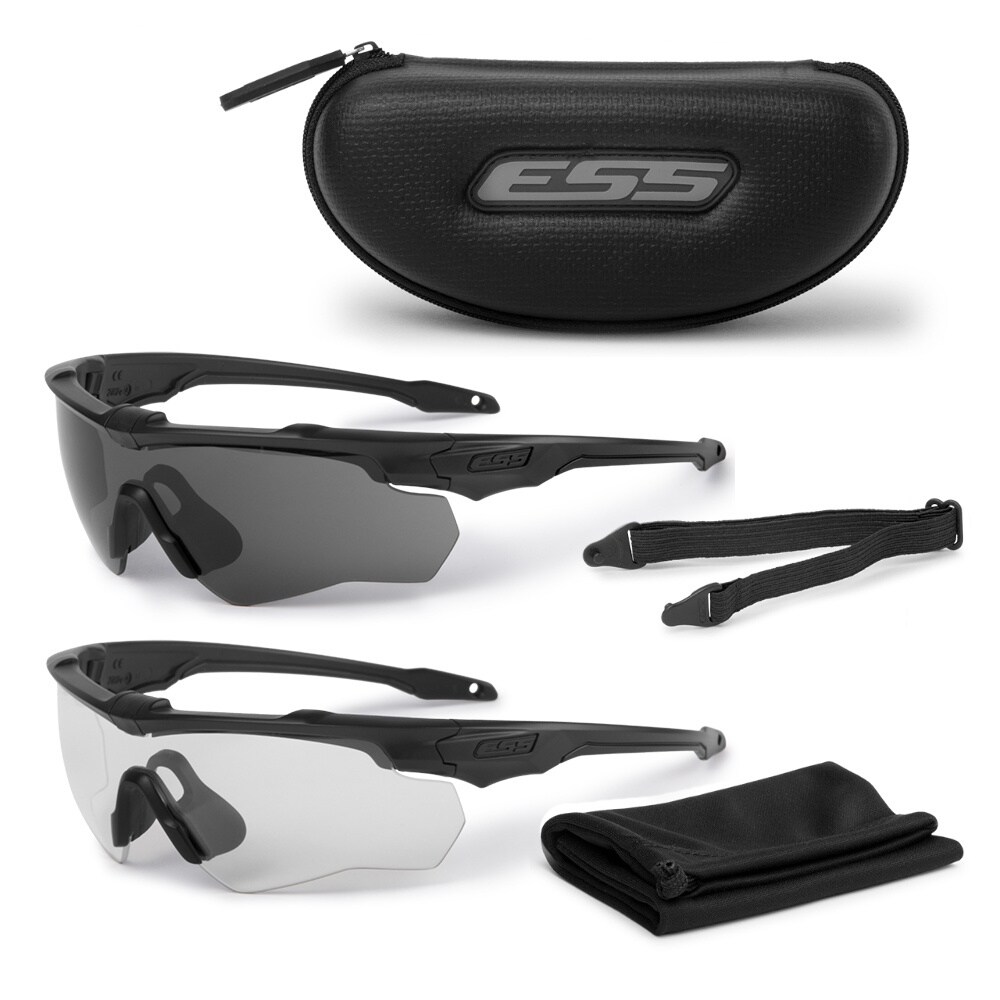 Okulary taktyczne ESS Crossblade 2x Kit - zestaw