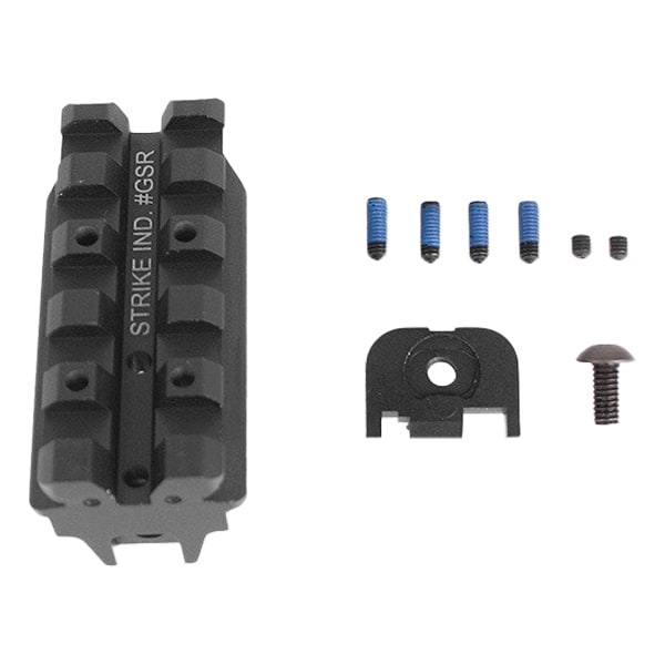 Монтажна рейка RIS Strike Industries Rear Sight Mount для пістолетів Glock 17/18 - Black