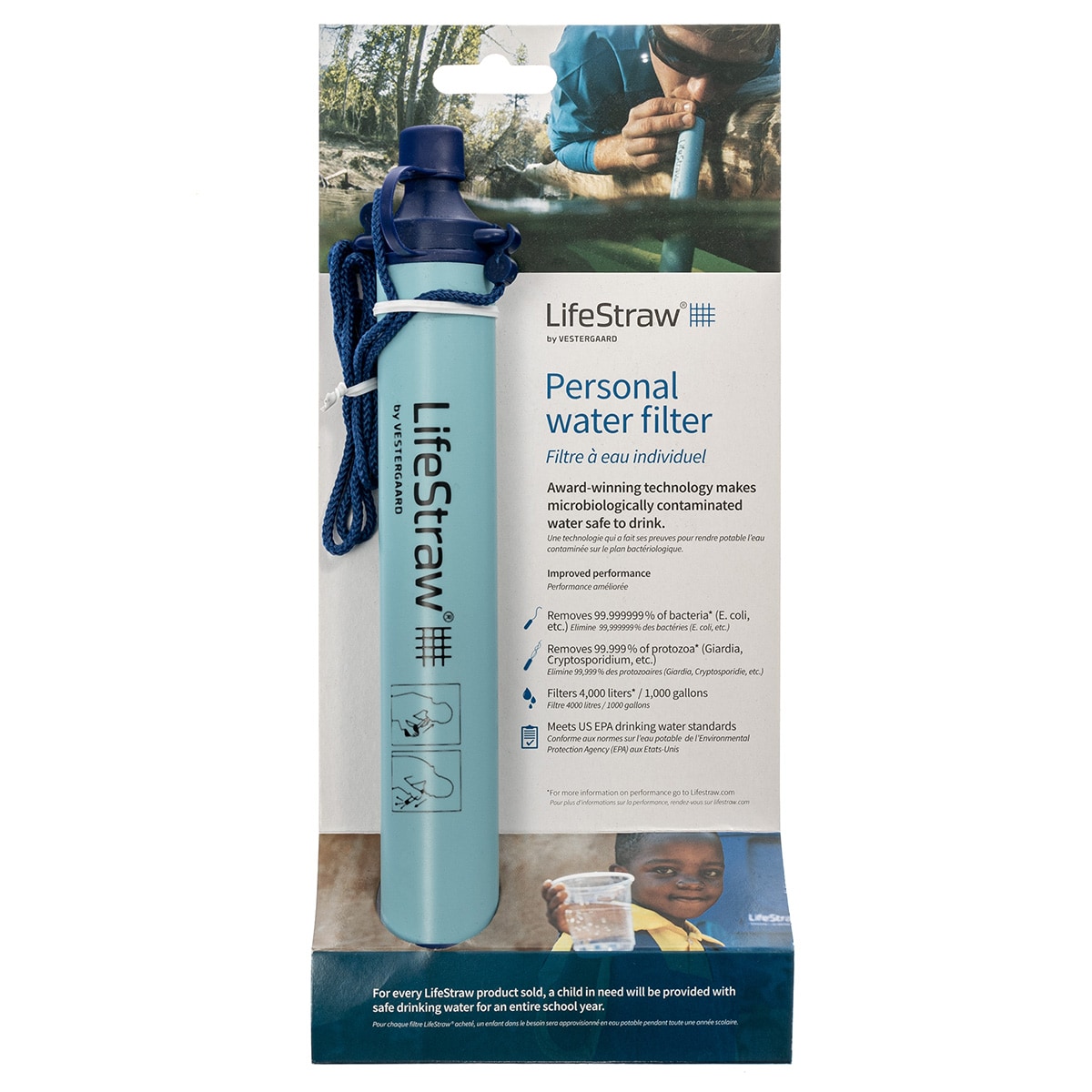 Filtr do wody LifeStraw Personal - Niebieski