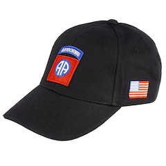 Czapka z daszkiem Fostex 82nd Airborne - czarna