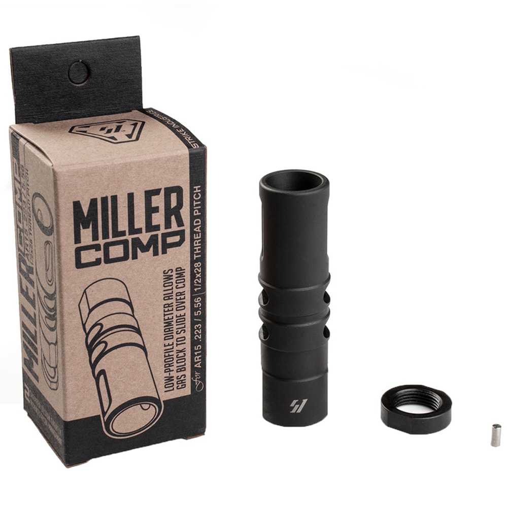 Компенсатор Strike Industries Miller Comp для гвинтівок AR .223/5,56 мм - Black