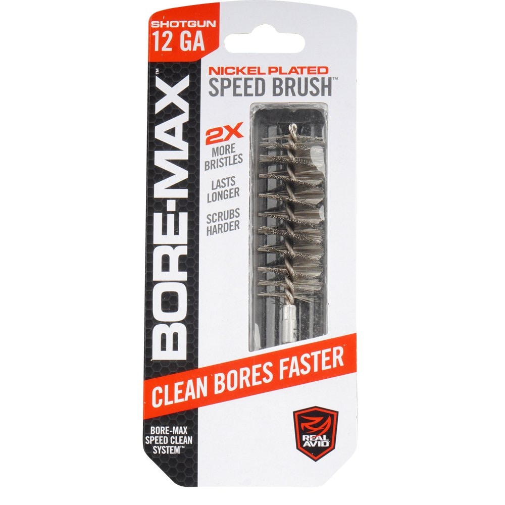 Щітка для чищення ствола Real Avid Bore-Max Speed Brush - 12GA
