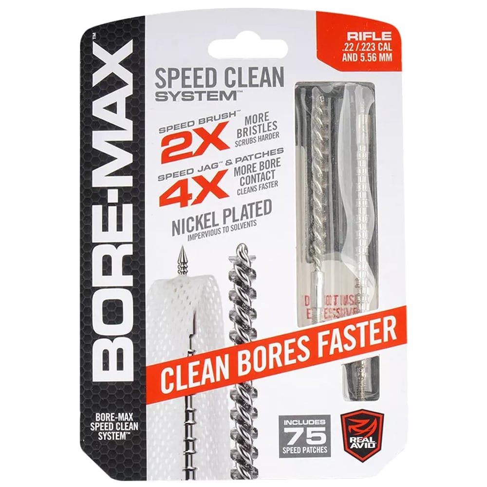 Набір свердел Real Avid Bore Max Speed Clean Set .22 / .223 / 5.56 мм