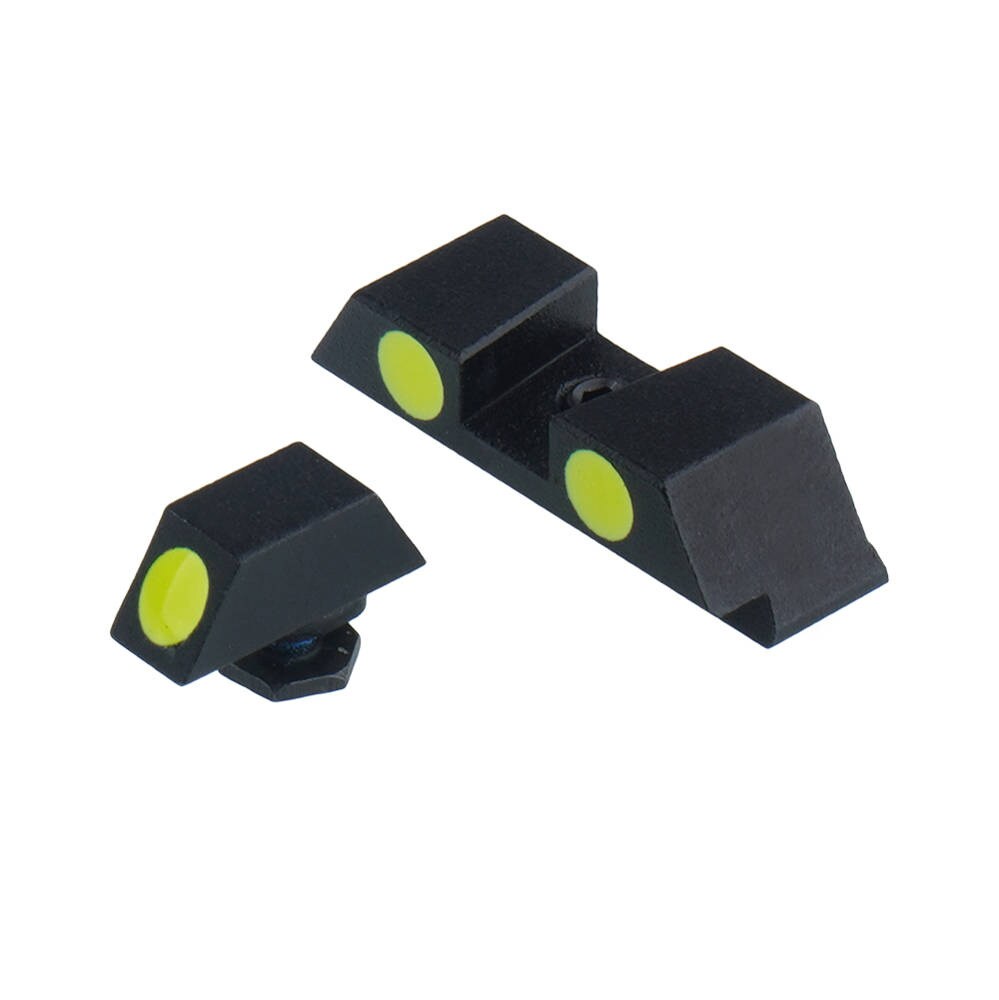 Przyrządy celownicze Vector Optics SCIS-06 światłowodowe krótkie do pistoletów Glock – Zielone