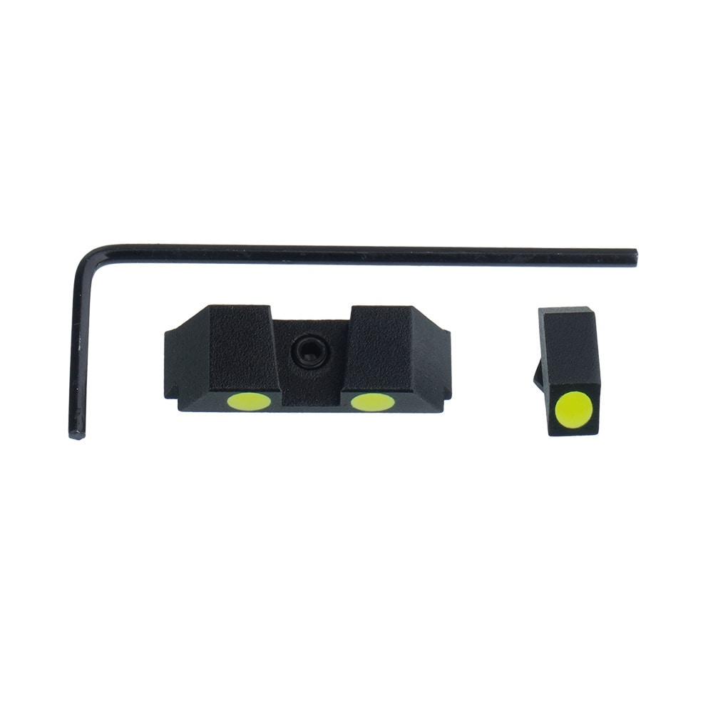 Przyrządy celownicze Vector Optics SCIS-06 światłowodowe krótkie do pistoletów Glock – Zielone