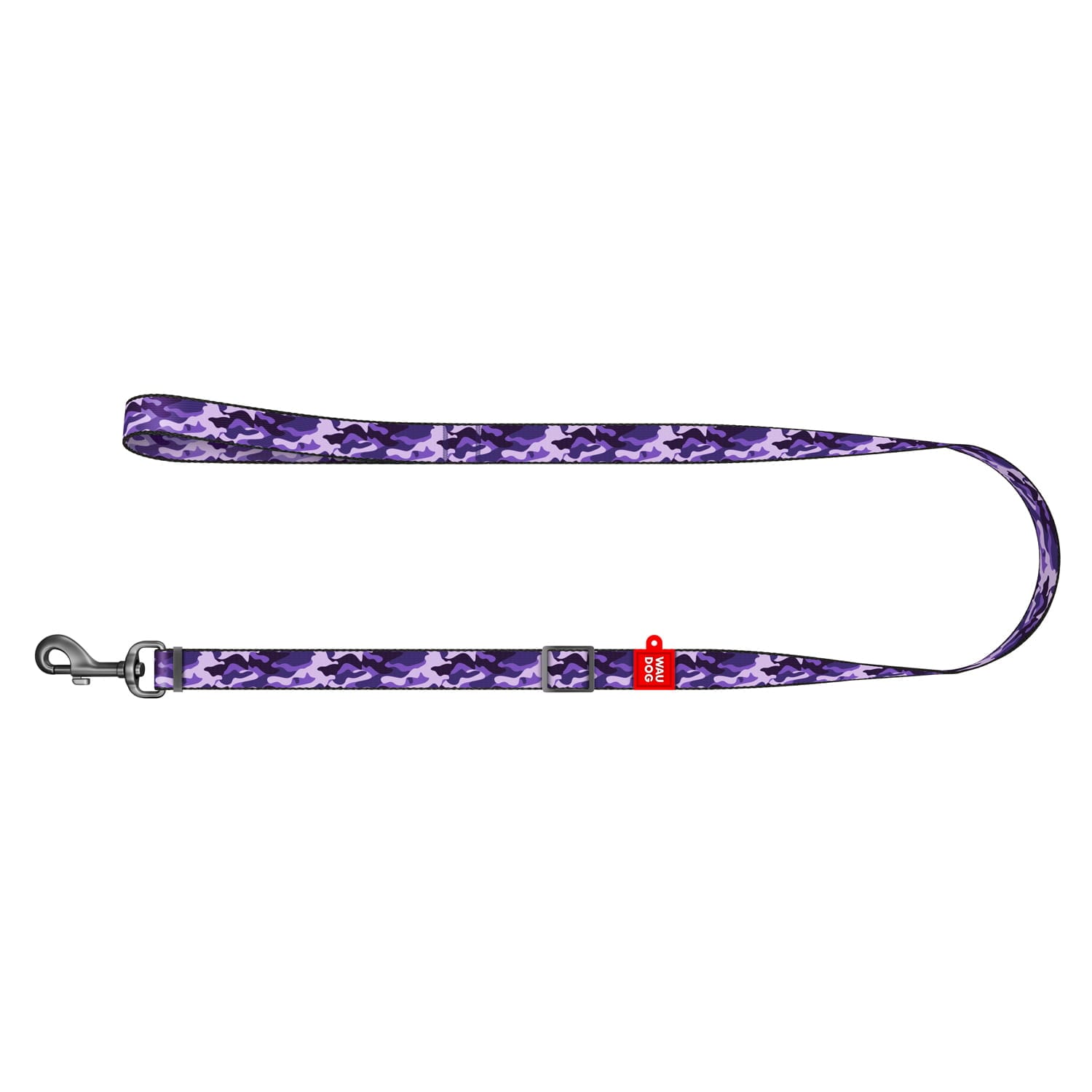 Повідець для собак WauDog 20 мм - фіолетовий камуфляж