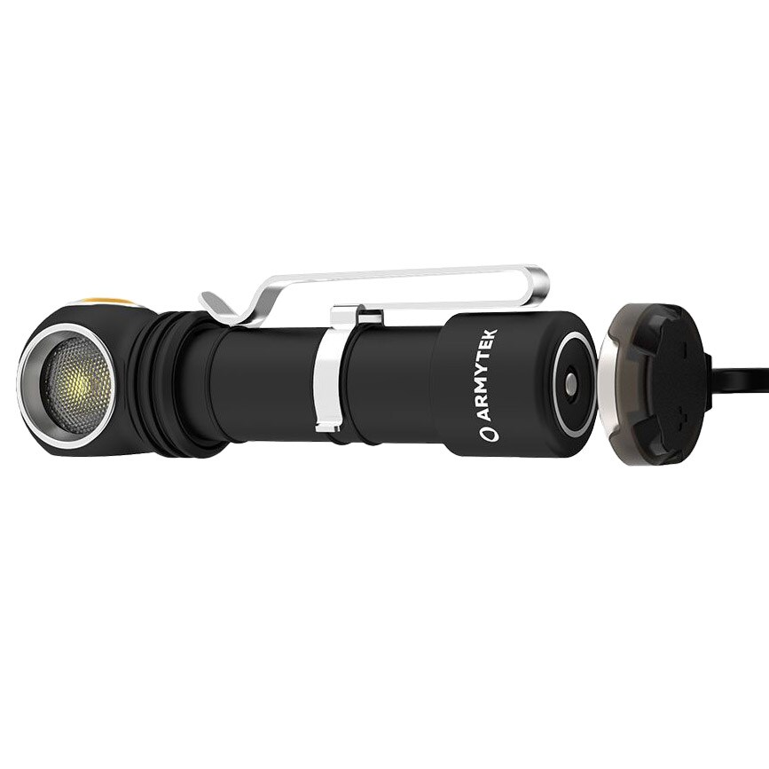Latarka czołowa i kątowa Armytek Wizard C2 Pro Nichia Magnet USB W - 1600 lumenów