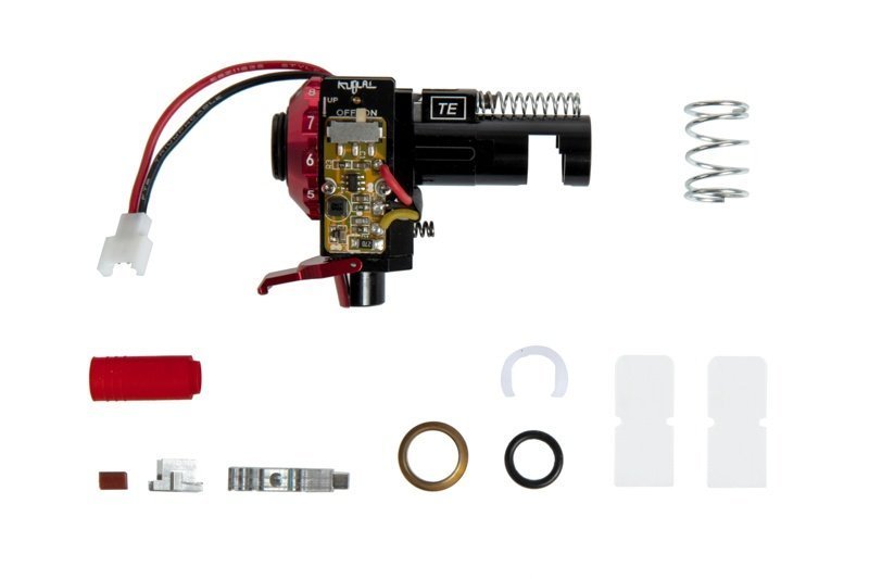 Rotacyjna komora hop-up Kublai CNC LED do replik M4/M16 - czarny 