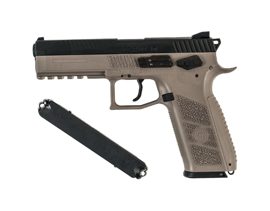 Wiatrówka CZ P-09 CO2 GBB 4,5 mm Desert Tan