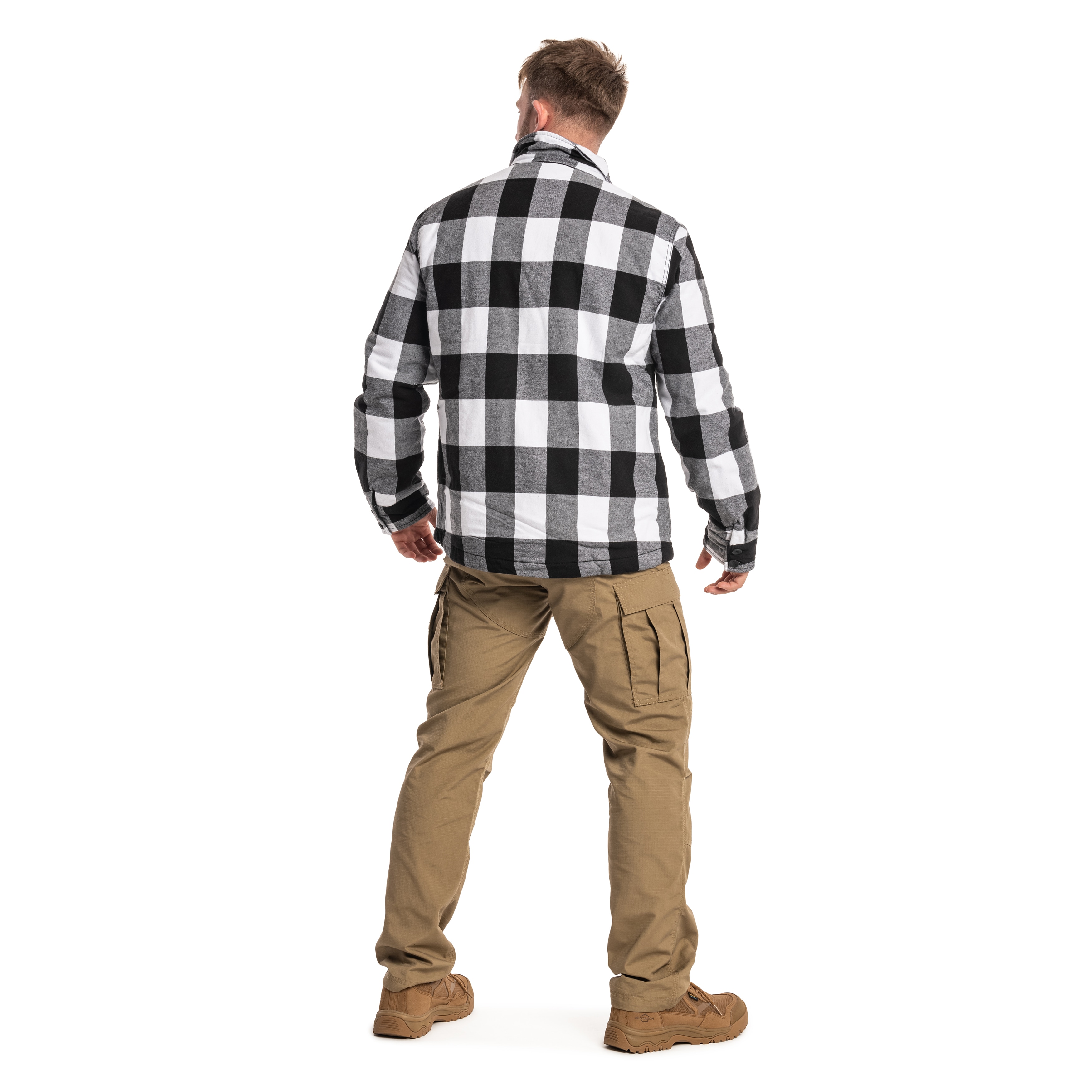 Куртка Brandit Lumber Jacket - White/Black