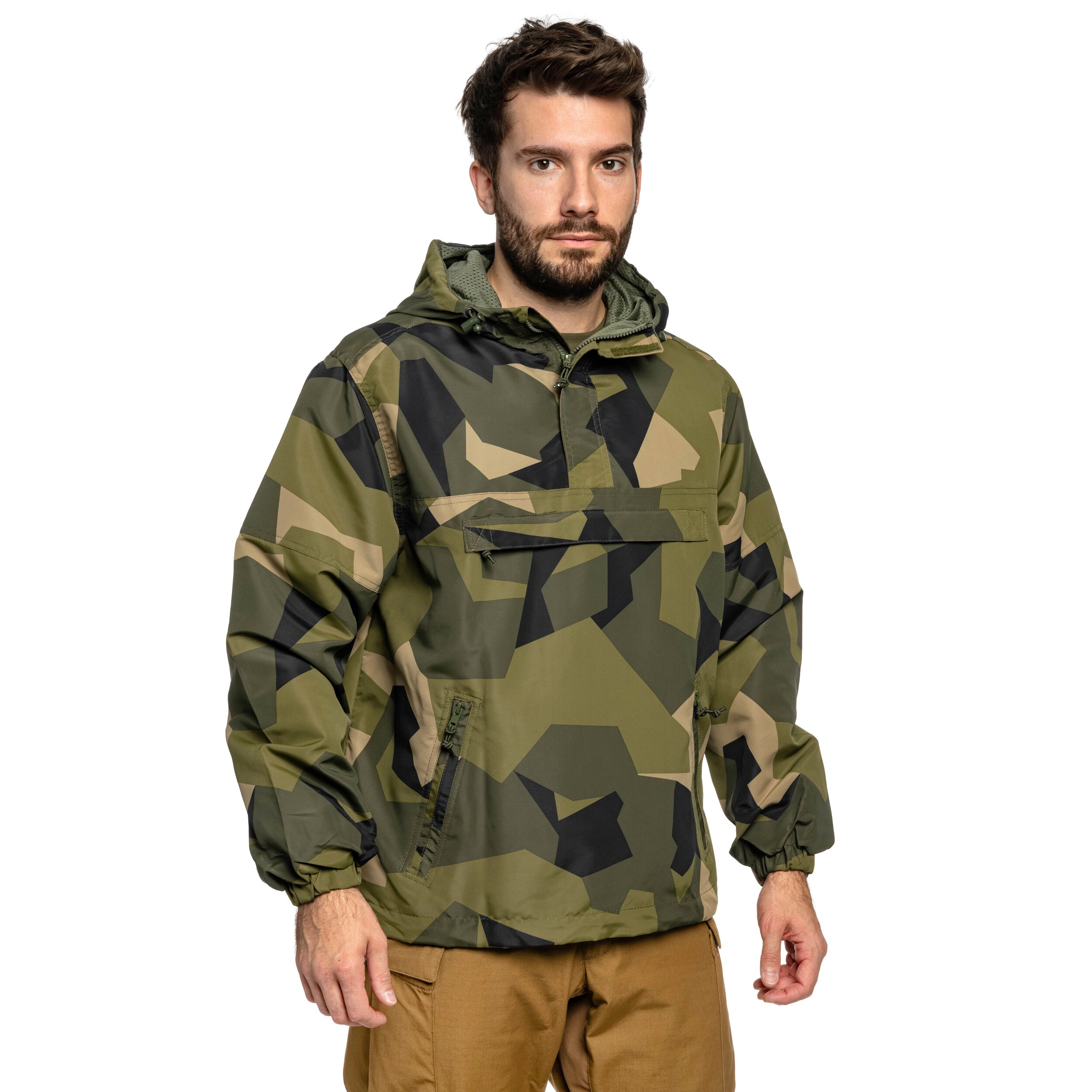 Kurtka Brandit Summer Windbreaker - Swedish Camo M90