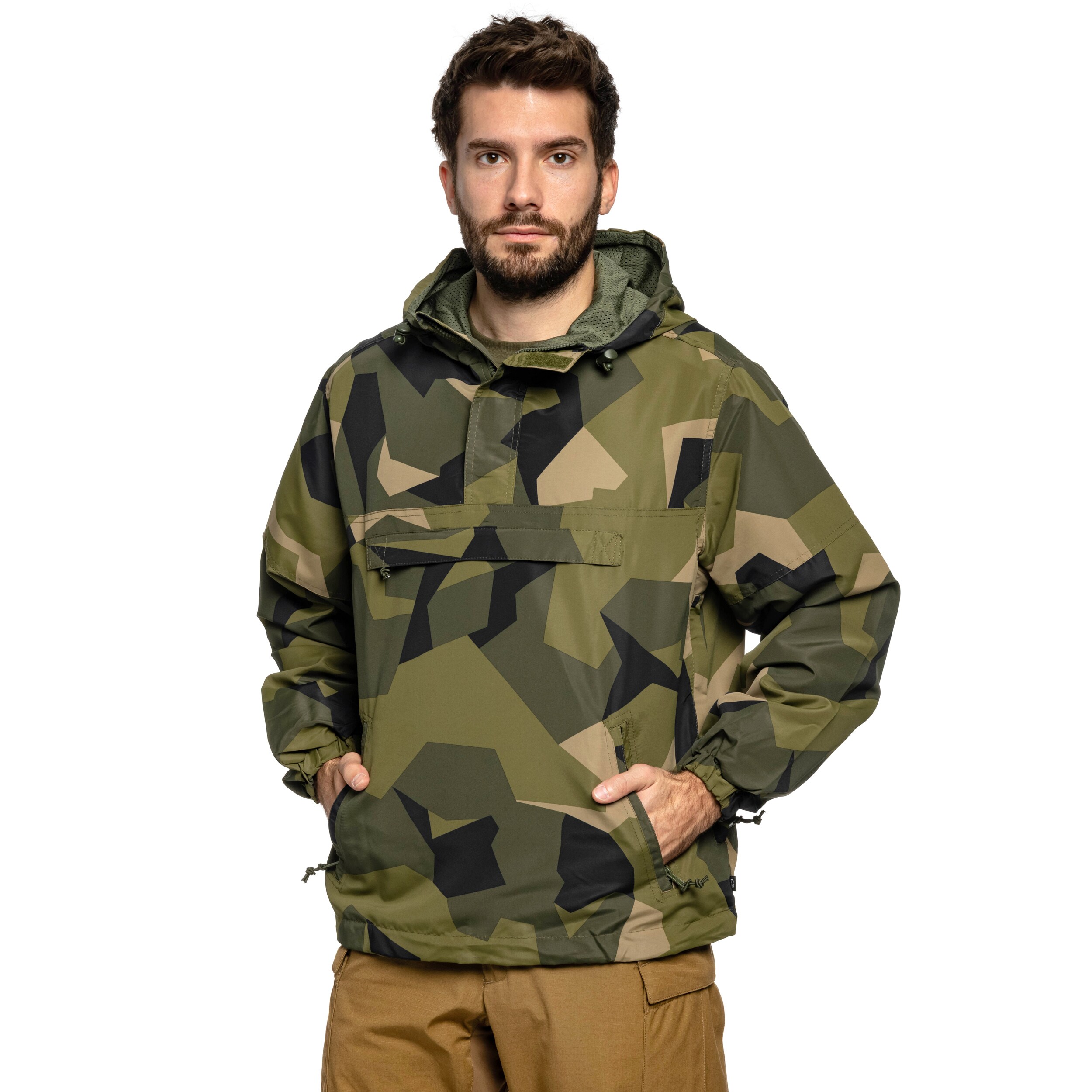 Kurtka Brandit Summer Windbreaker - Swedish Camo M90