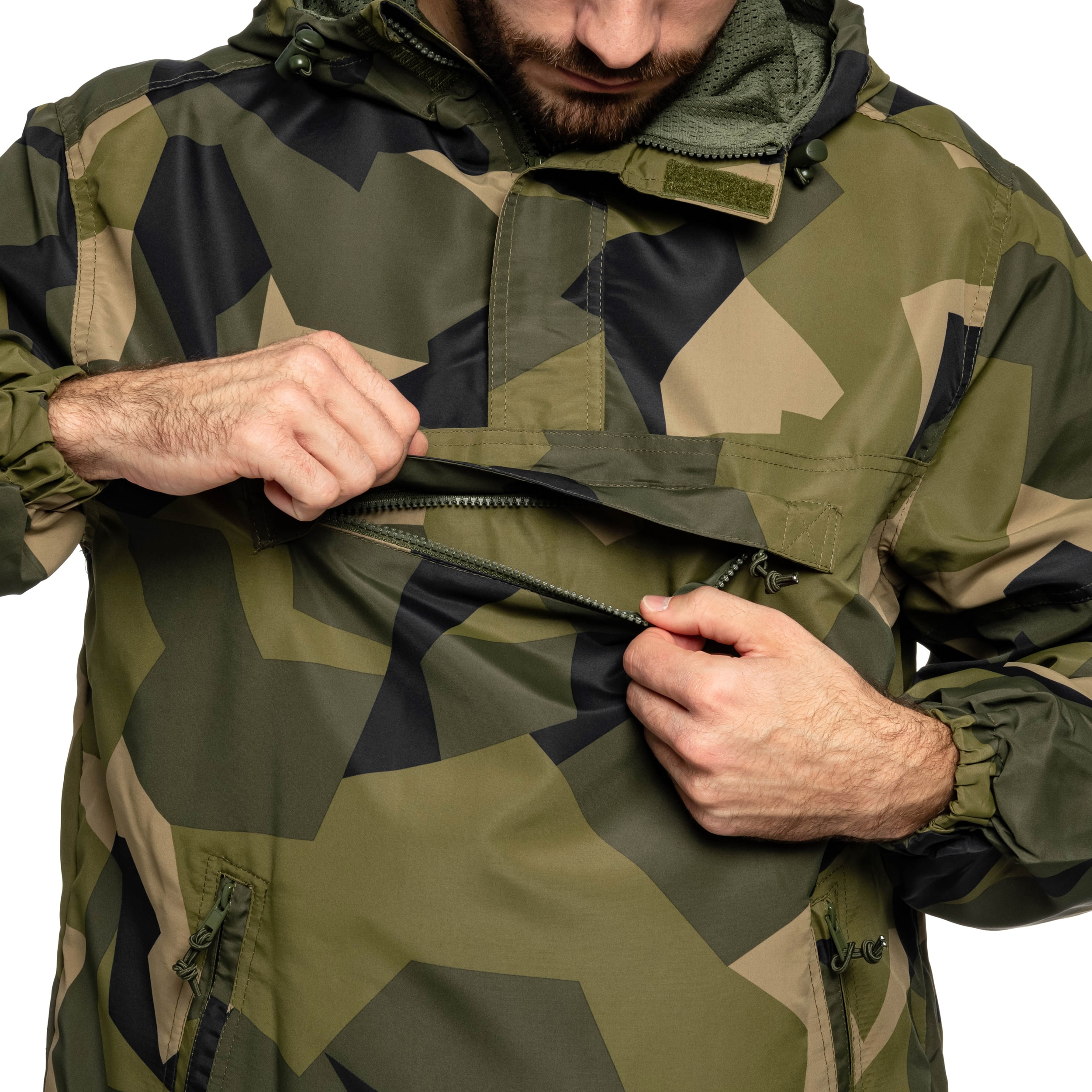 Kurtka Brandit Summer Windbreaker - Swedish Camo M90